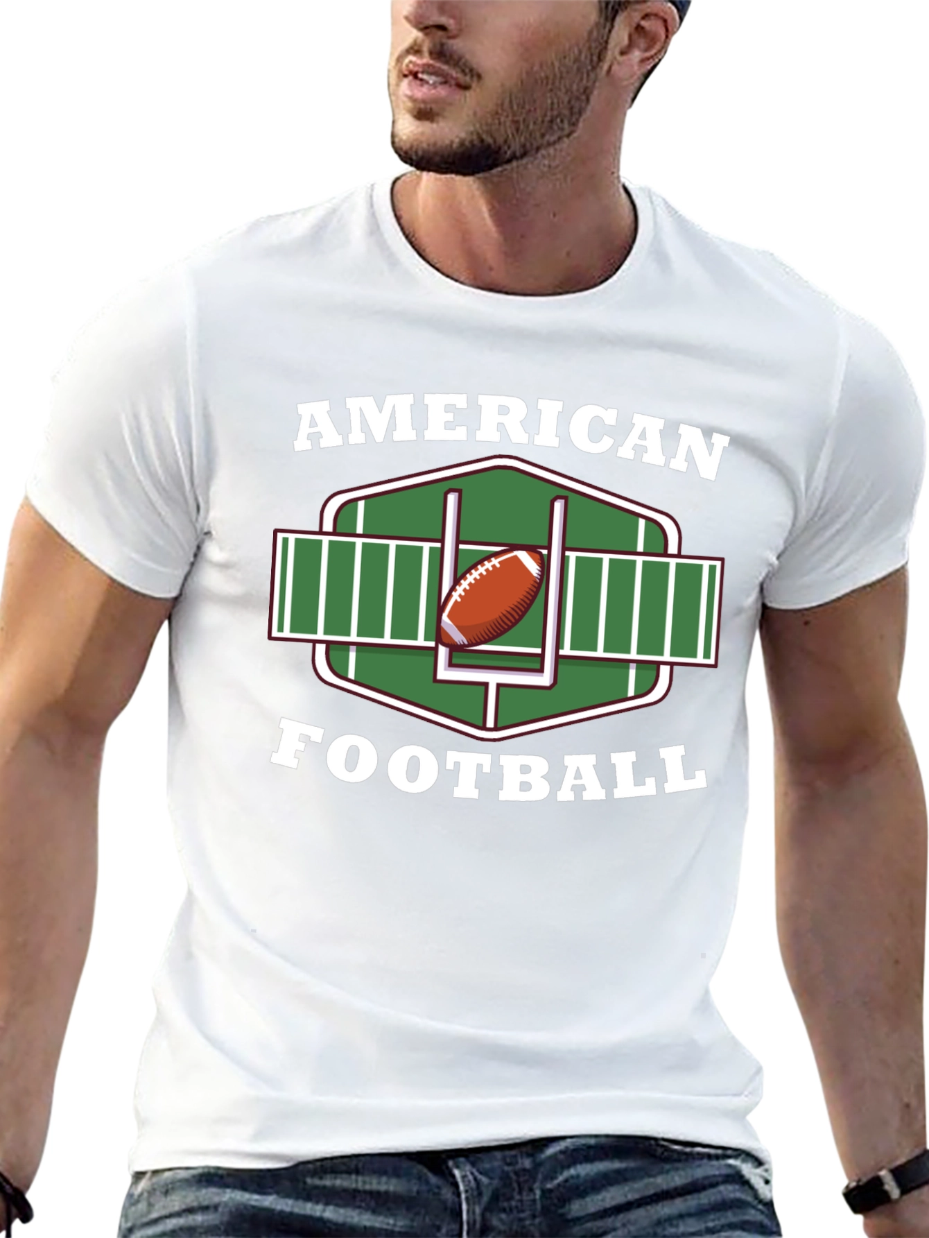 American Football Graphic Tee - Game Day Shirt