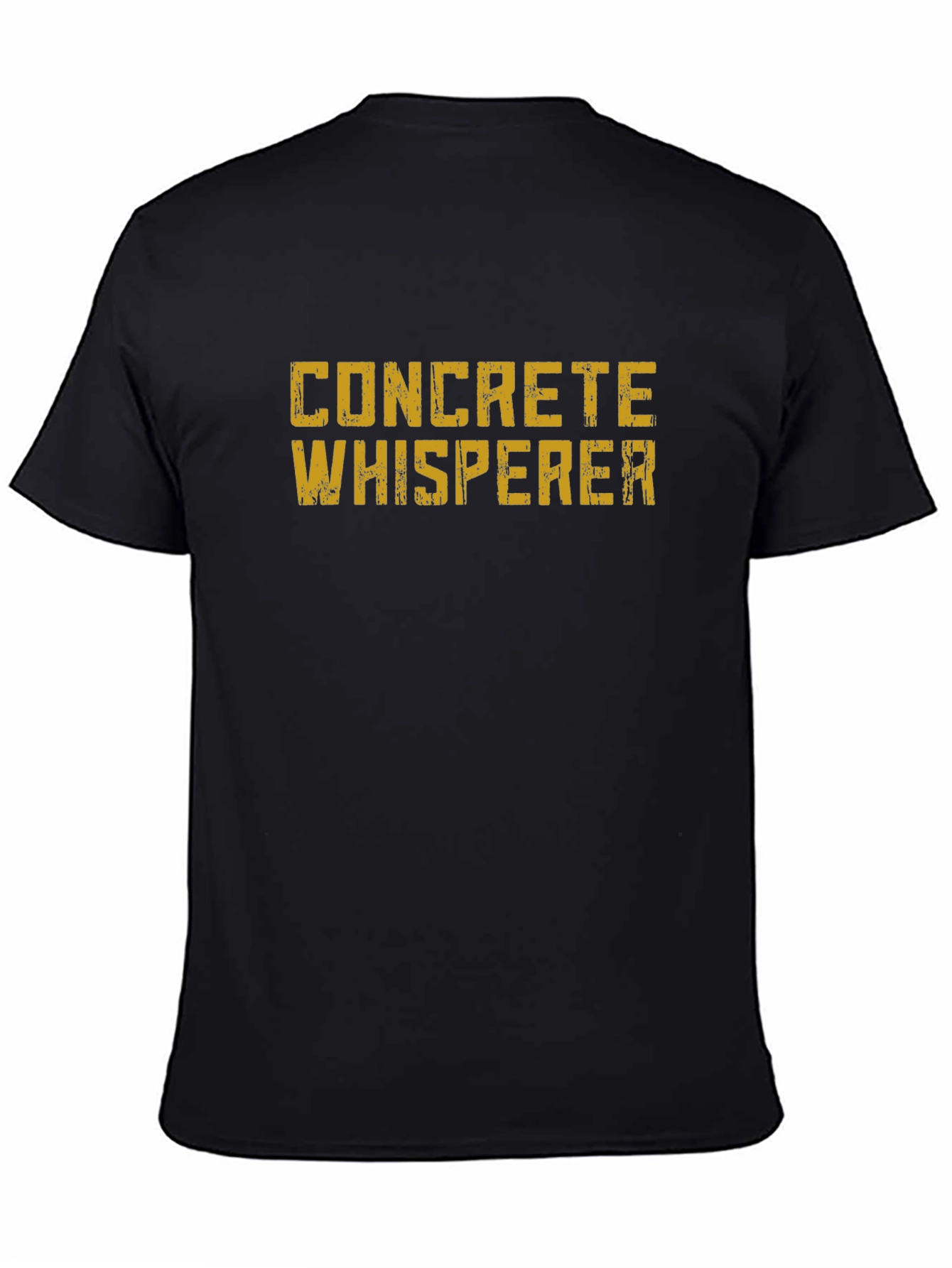 Concrete Whisperer Mens Black T-Shirt