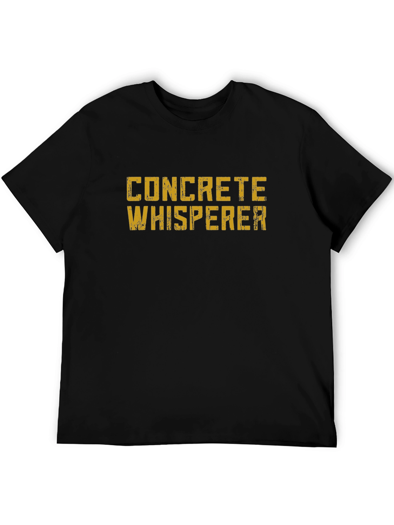 Concrete Whisperer Mens Black T-Shirt