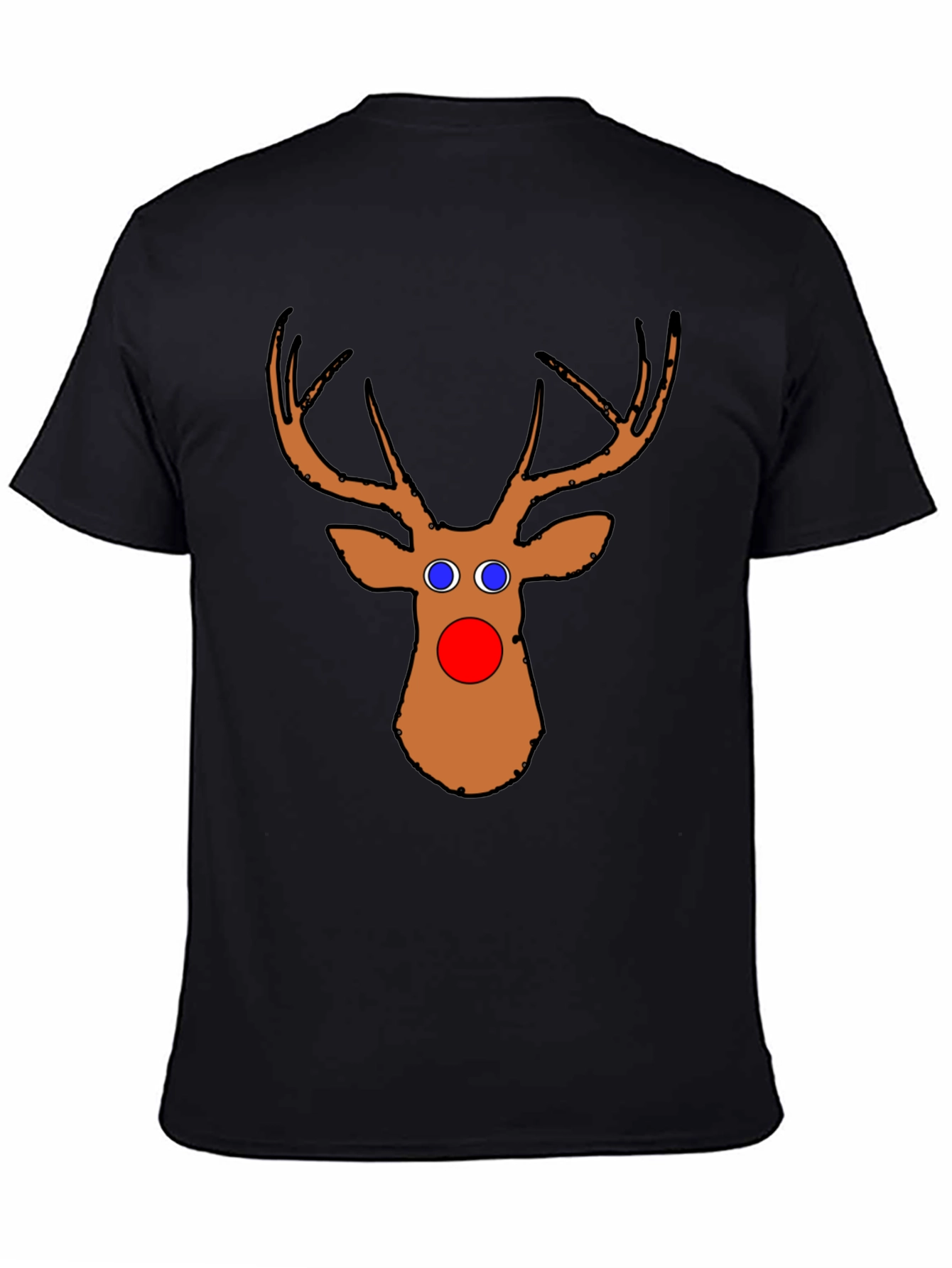 Rudolph Reindeer Graphic Tee - Holiday Cheer
