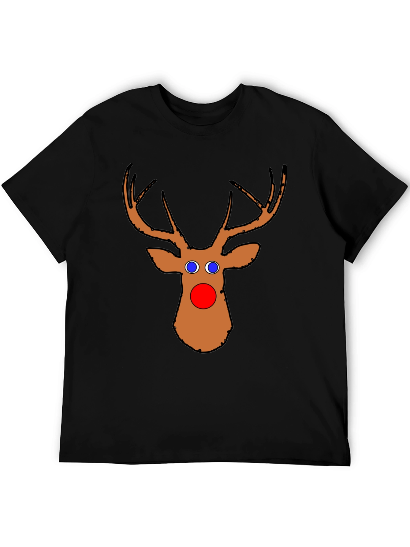 Rudolph Reindeer Graphic Tee - Holiday Cheer
