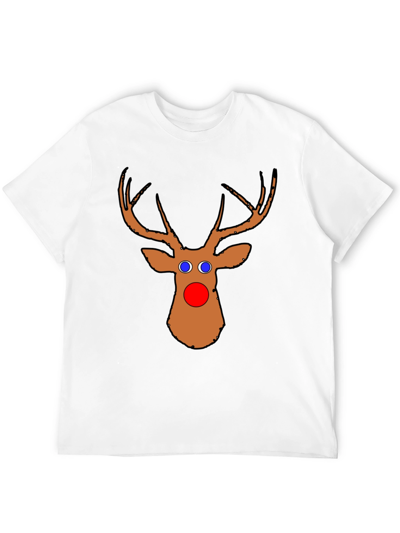 Rudolph Reindeer Graphic Tee - Holiday Cheer