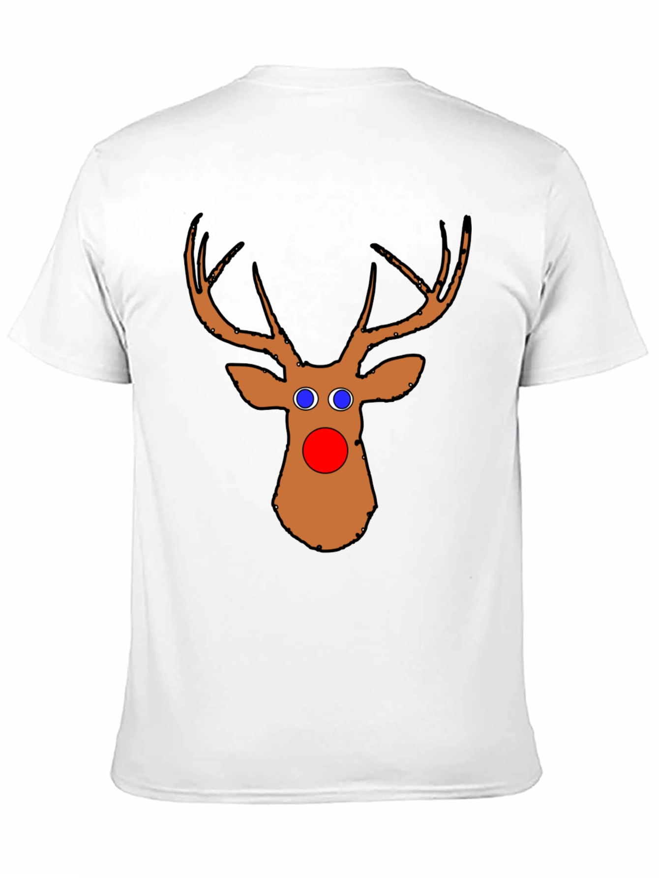 Rudolph Reindeer Graphic Tee - Holiday Cheer