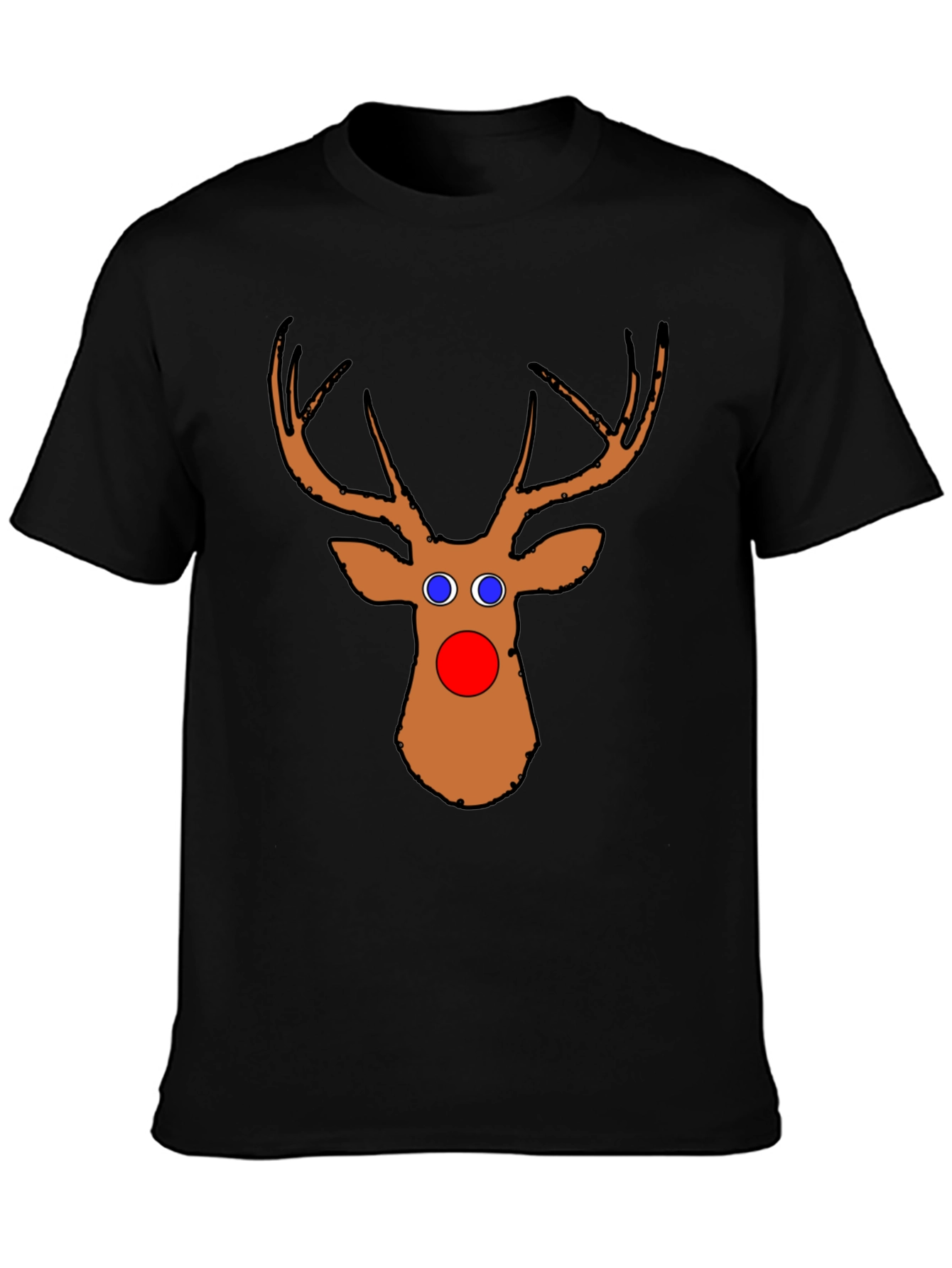 Rudolph Reindeer Graphic Tee - Holiday Cheer