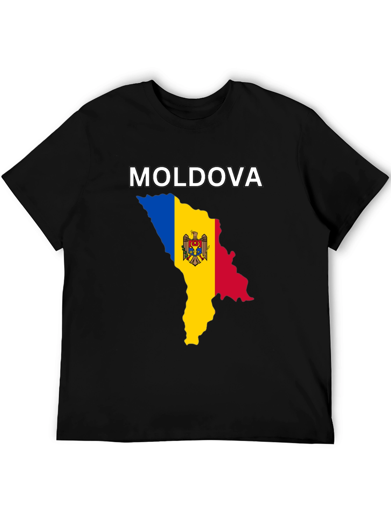 Moldova Flag Map T-Shirt - Show Your Pride!