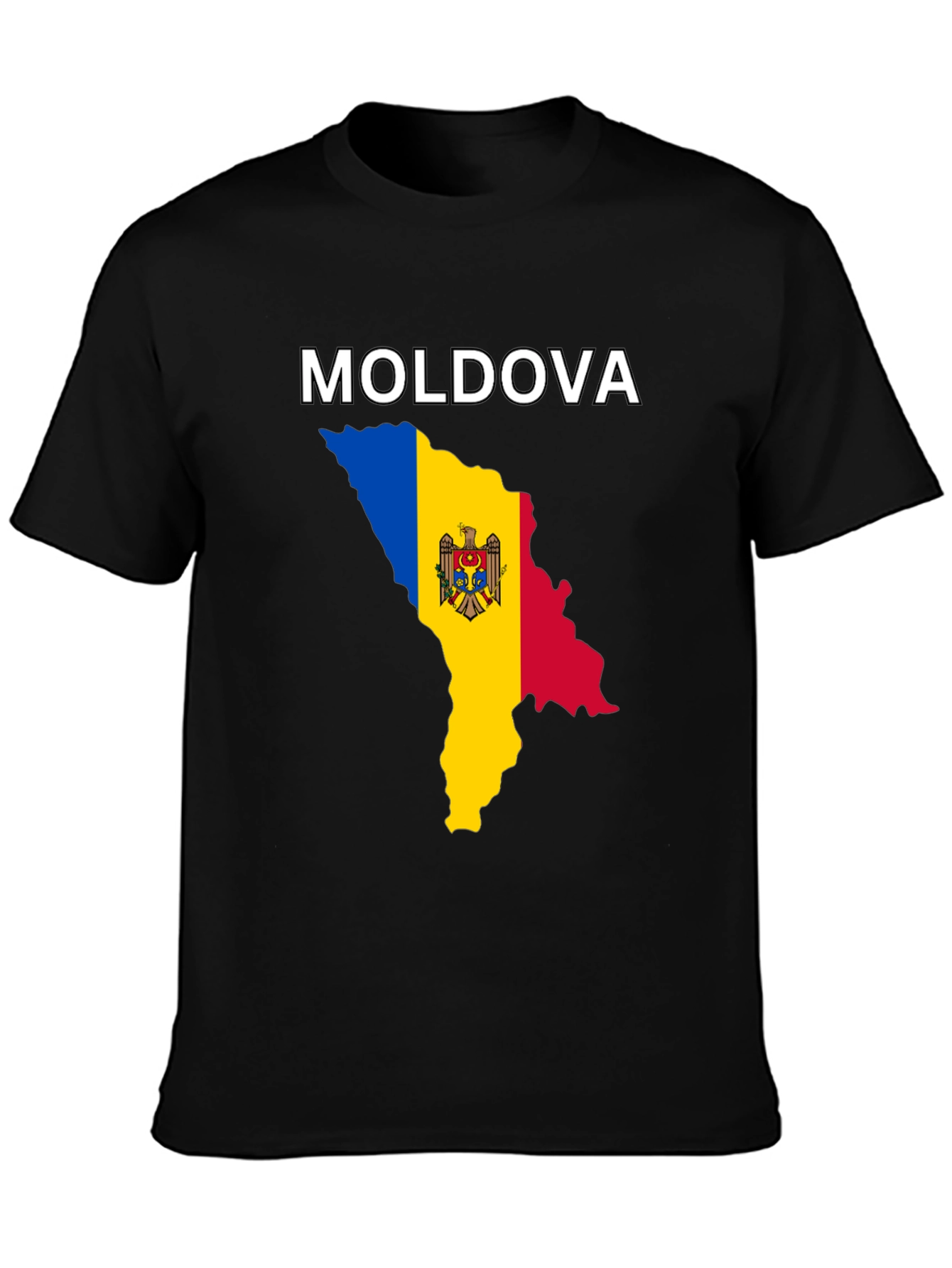 Moldova Flag Map T-Shirt - Show Your Pride!