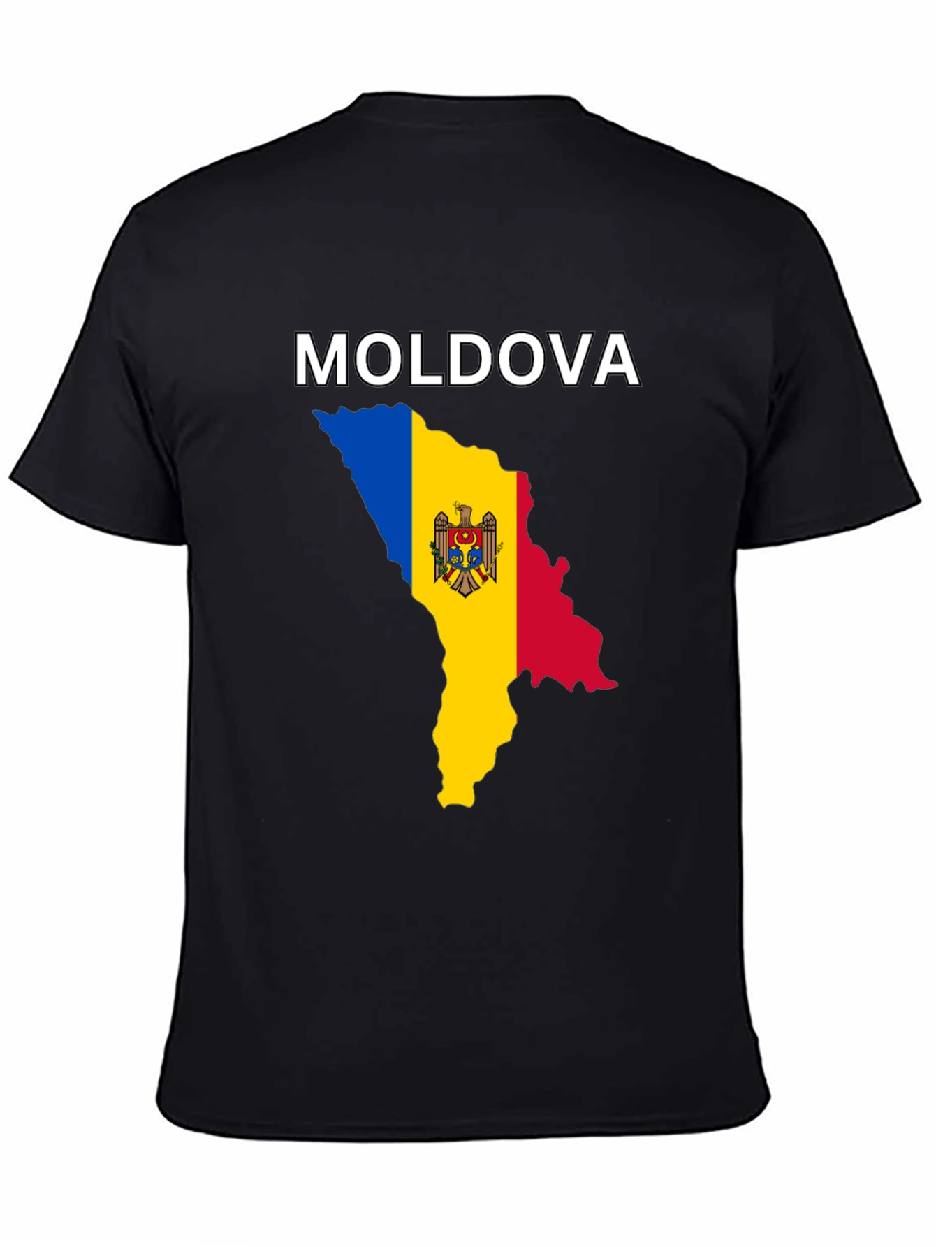 Moldova Flag Map T-Shirt - Show Your Pride!