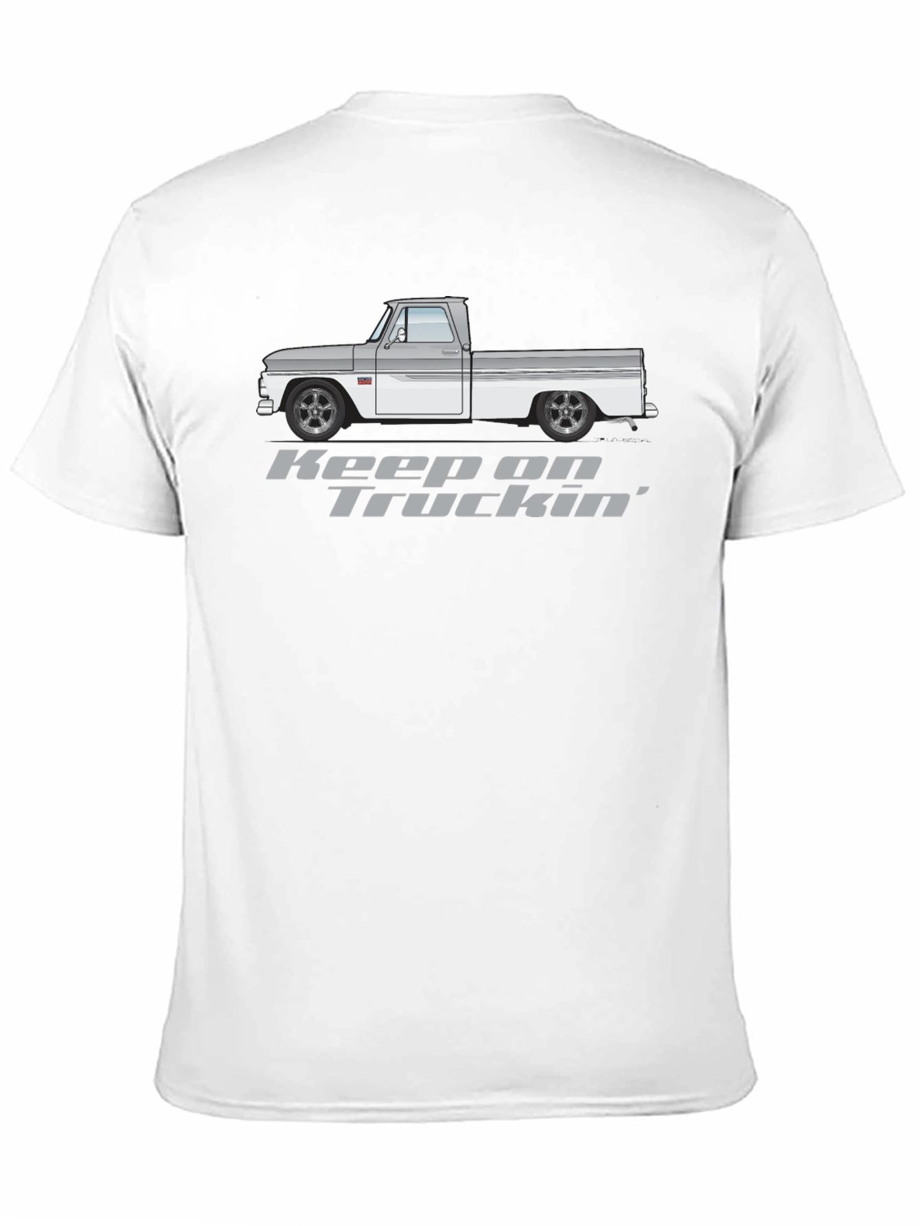 Keep On Truckin Black Graphic Tee