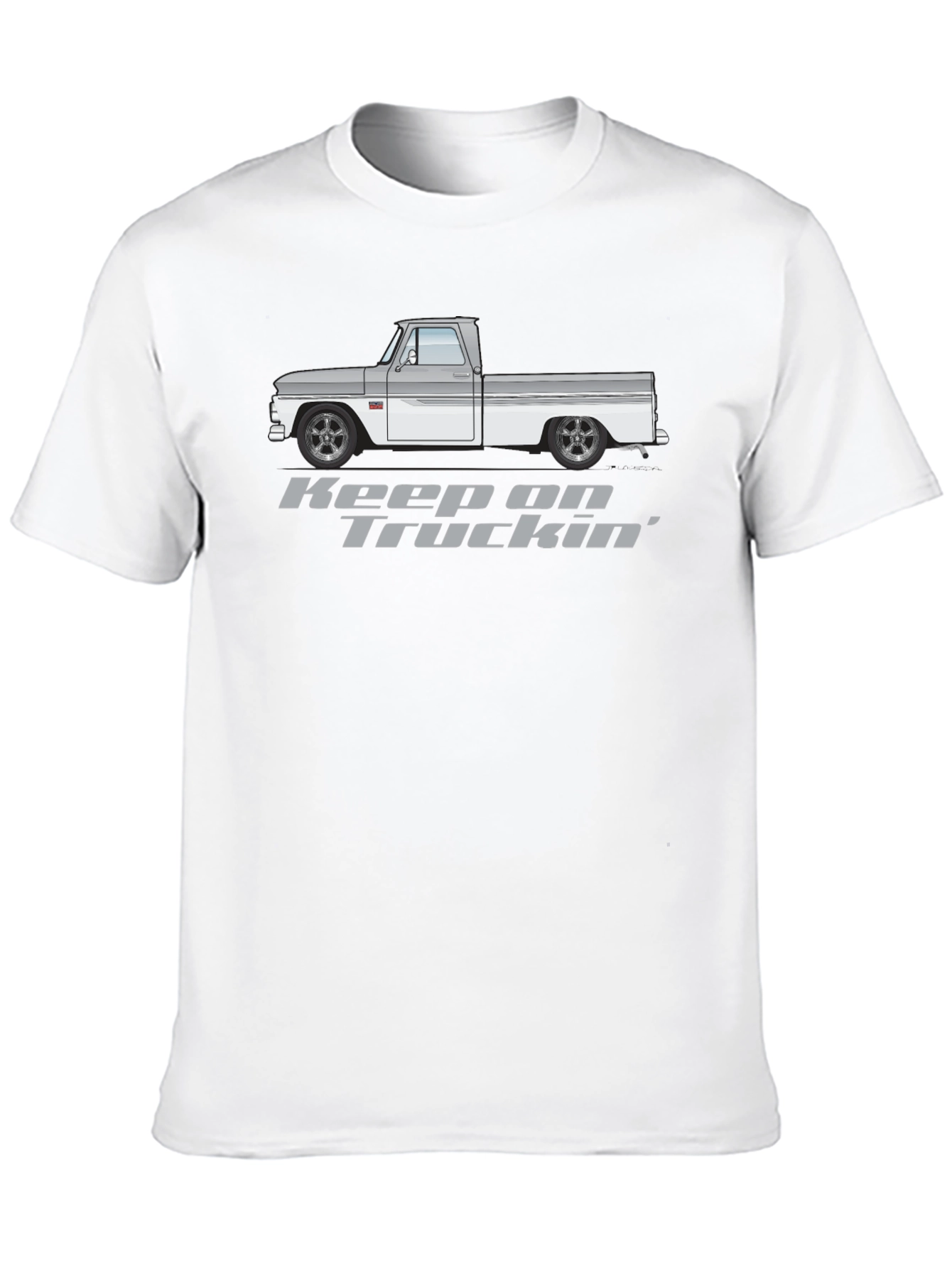 Keep On Truckin Black Graphic Tee