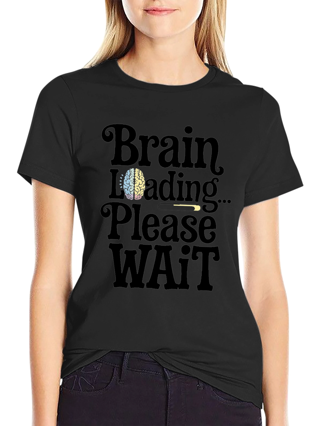 Brain Loading T-Shirt - Funny Geek Tee