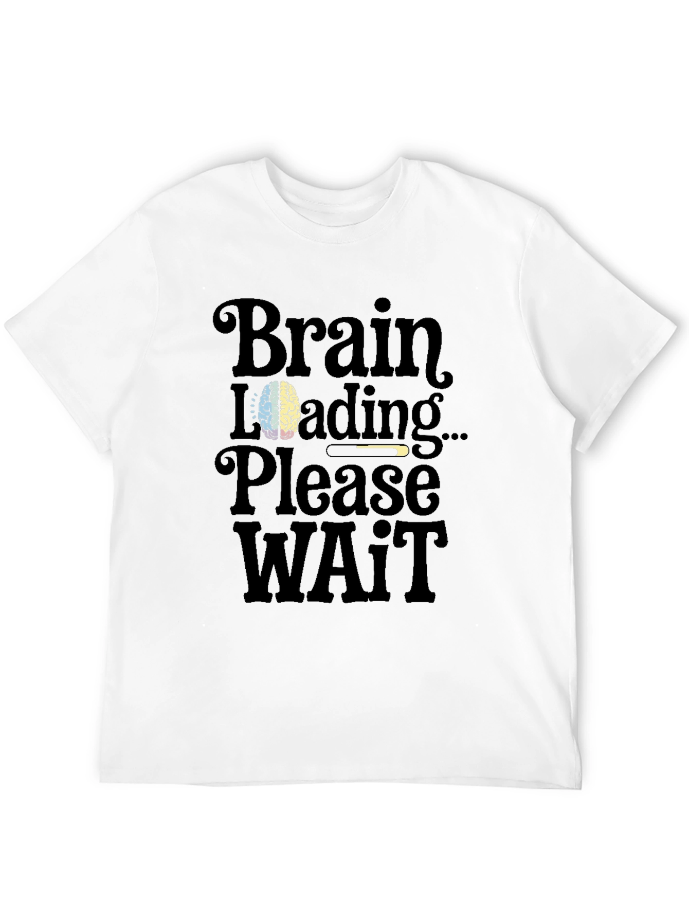Brain Loading T-Shirt - Funny Geek Tee