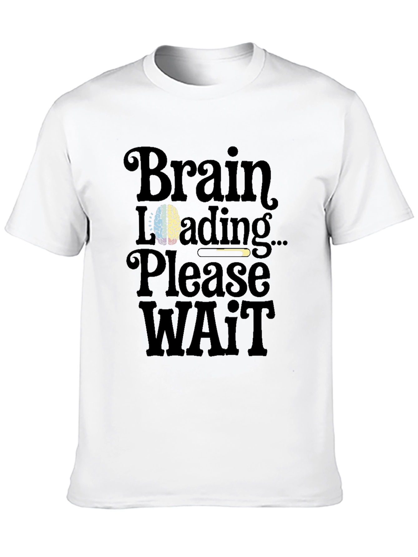 Brain Loading T-Shirt - Funny Geek Tee