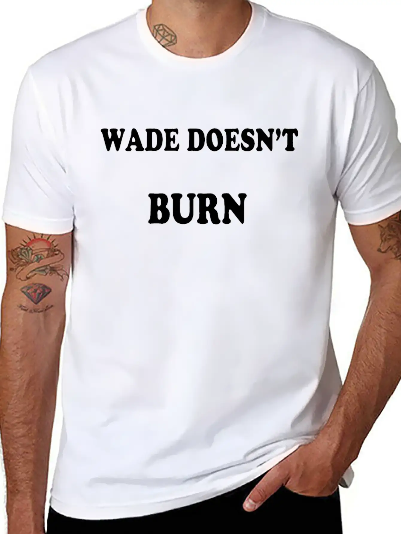 Wade Doesn T Bros Unisex Casual T-Shirt – Clean Design For Daily Comfort