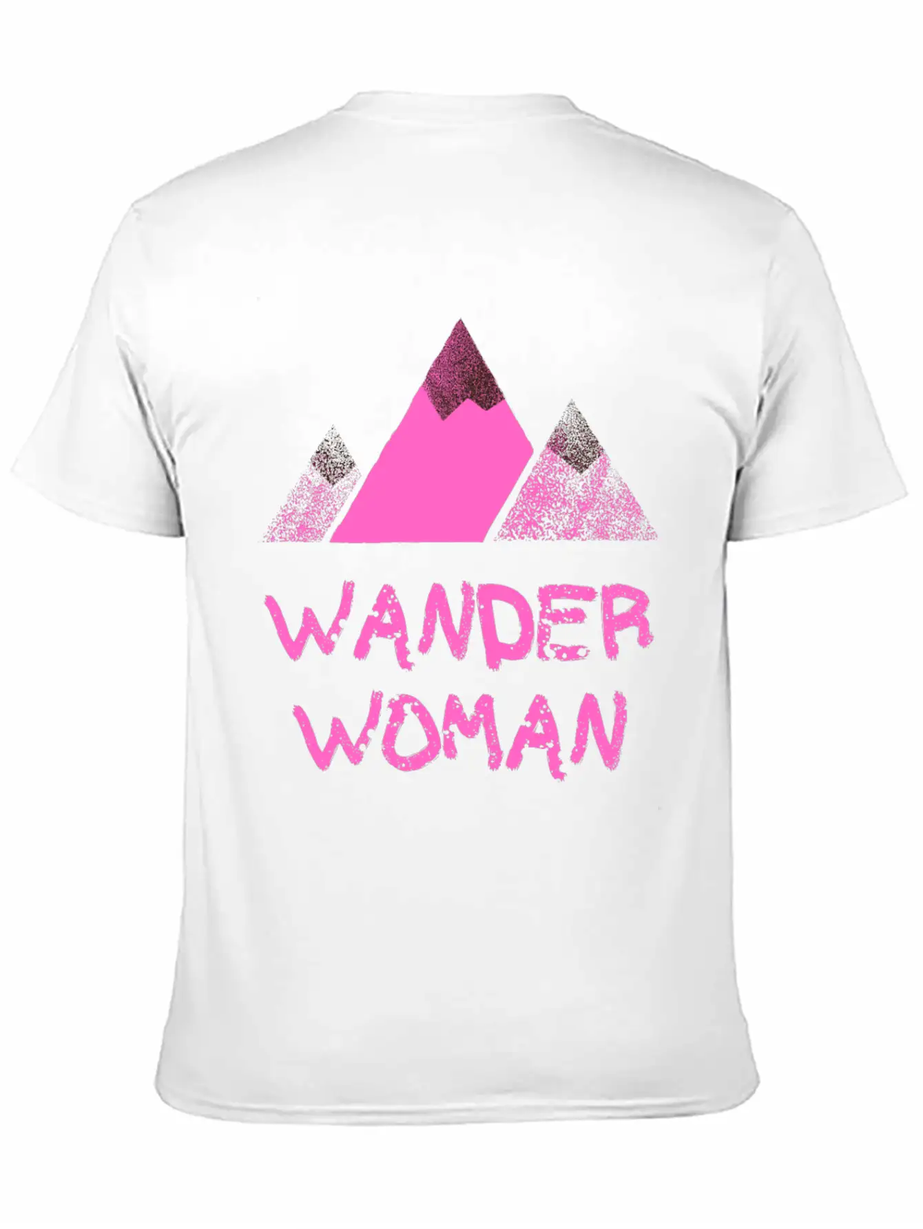 WANDER WOMAN Mountain Peak Timeless Short Sleeve Tee – Comfy And Minimalist Design