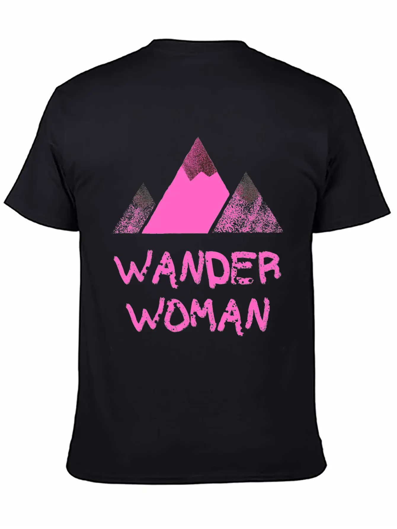 WANDER WOMAN Mountain Peak Timeless Short Sleeve Tee – Comfy And Minimalist Design