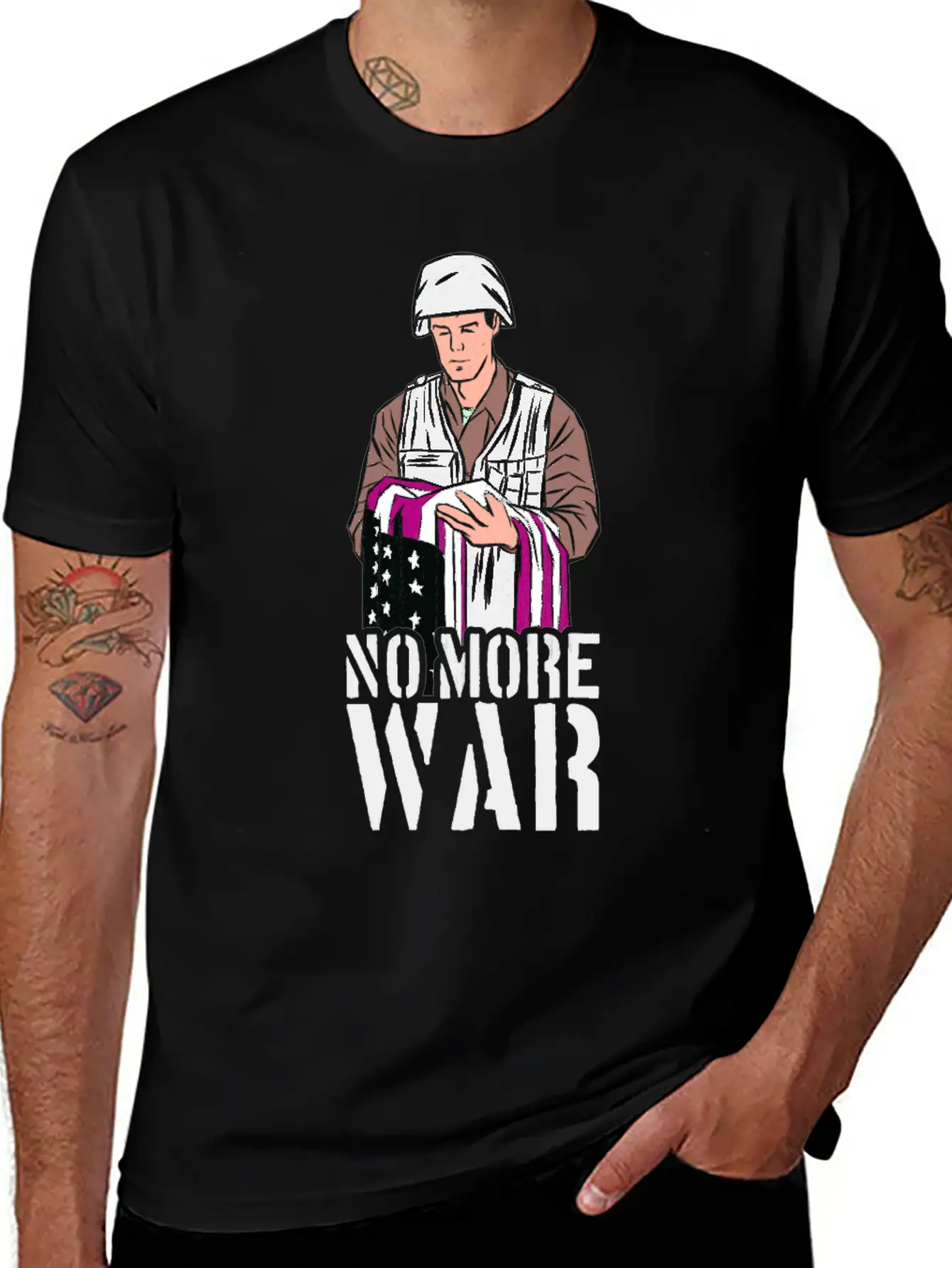 War Peace Freedom Basic Graphic T-Shirt – Daily Comfort In Soft Cotton