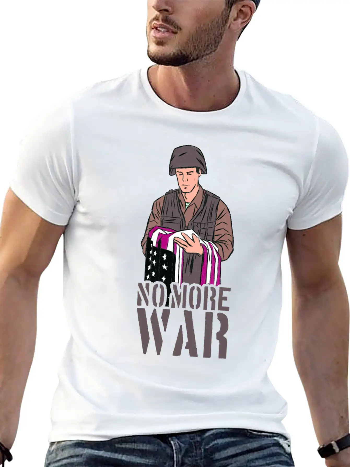 War Peace Freedom Basic Graphic T-Shirt – Daily Comfort In Soft Cotton