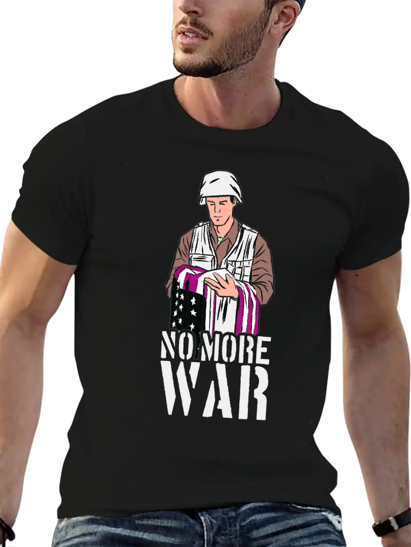 War Peace Freedom Basic Graphic T-Shirt – Daily Comfort In Soft Cotton