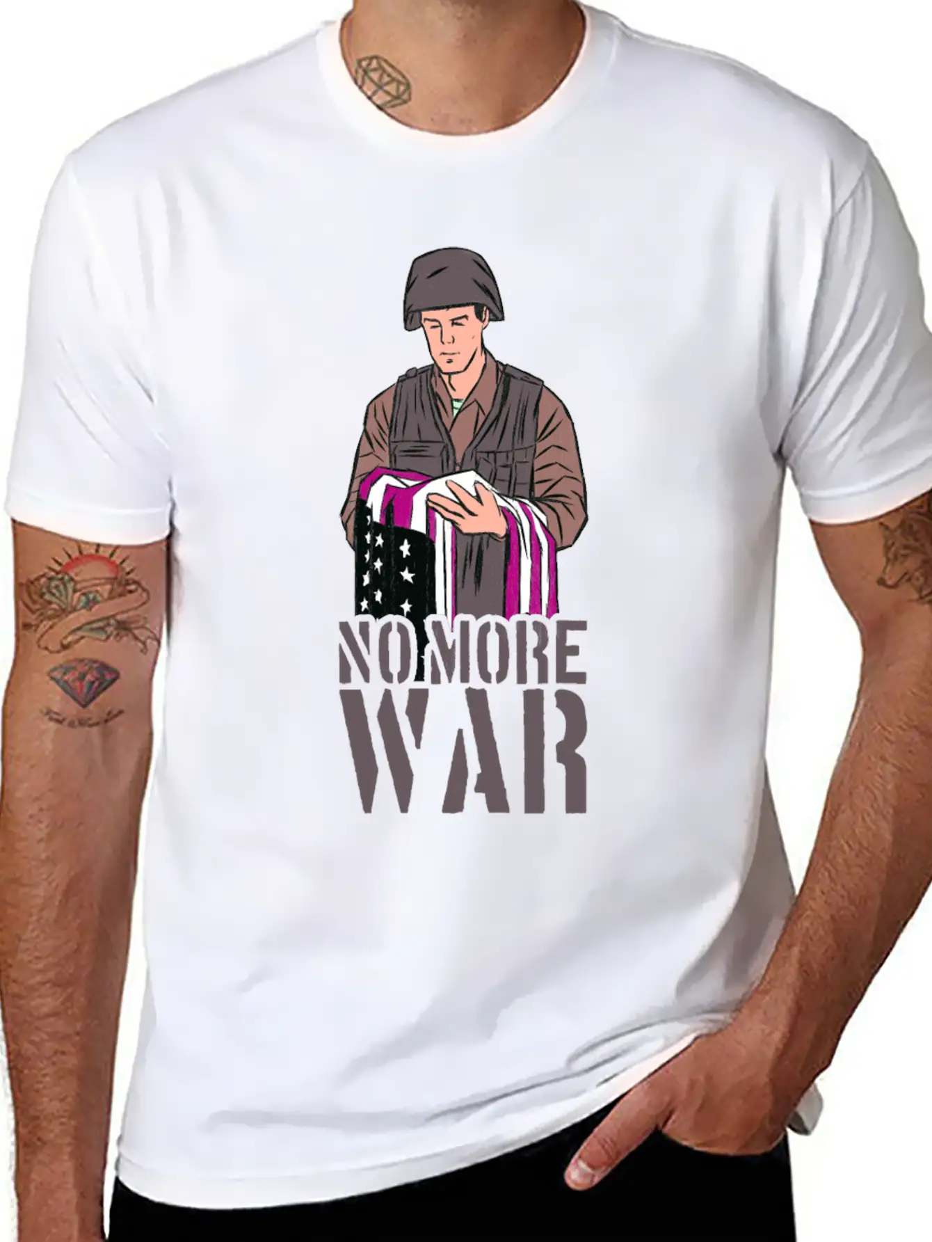 War Peace Freedom Basic Graphic T-Shirt – Daily Comfort In Soft Cotton