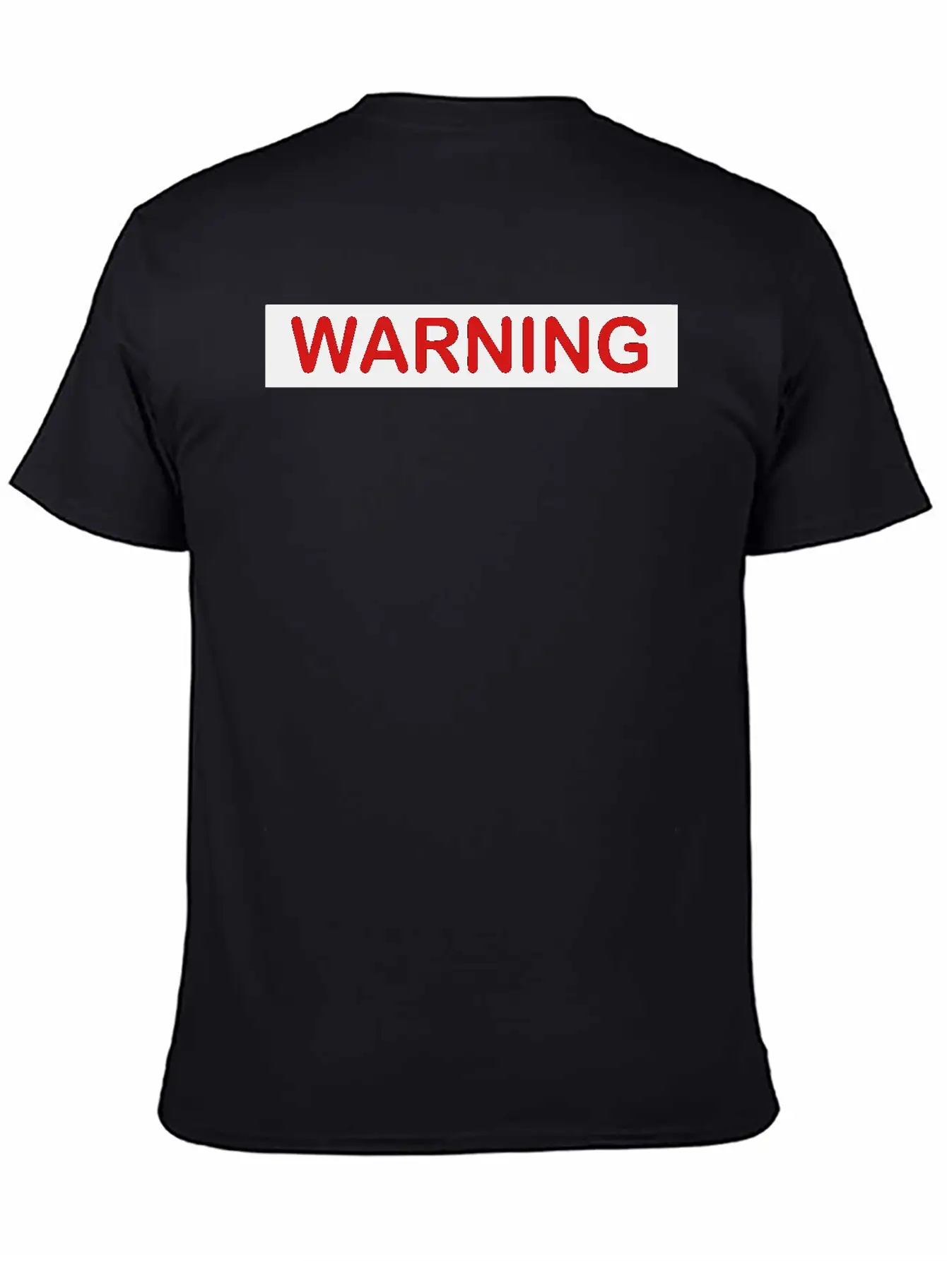 Warning Filled Stylish Everyday T-Shirt – Unisex Basic Cotton Tee