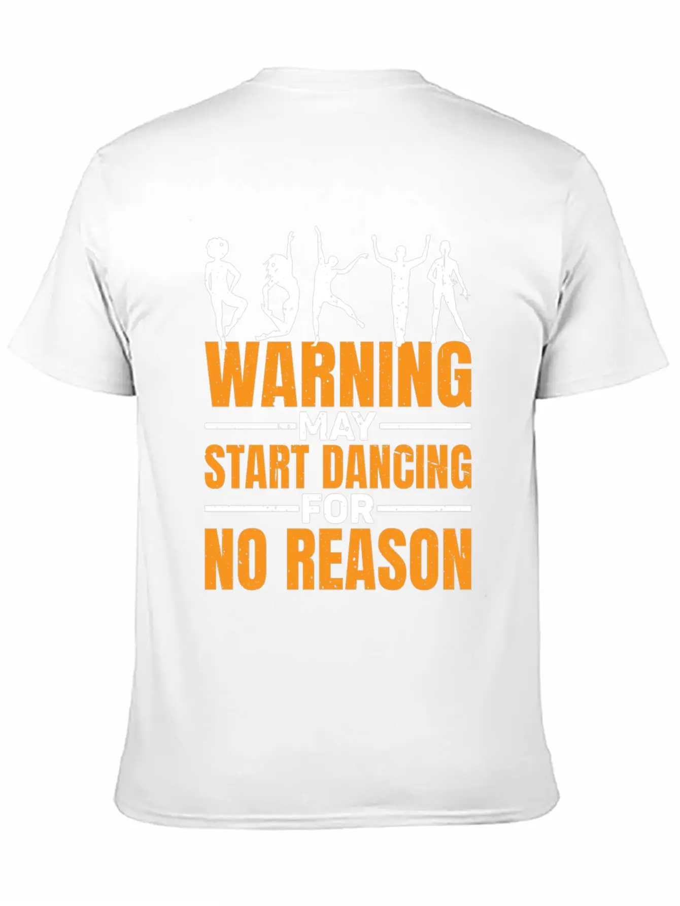 Warning May Start Dancing For No Reason 7 Unisex Short Sleeve Soft Cotton T-Shirt – Casual Everyday Wear
