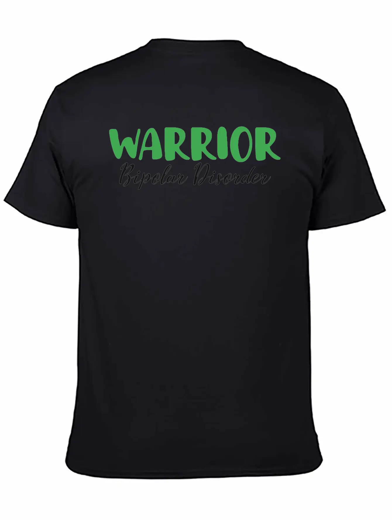 Warrior Bipolar Disorder Depression Unisex Short Sleeve Soft Cotton T-Shirt – Casual Everyday Wear