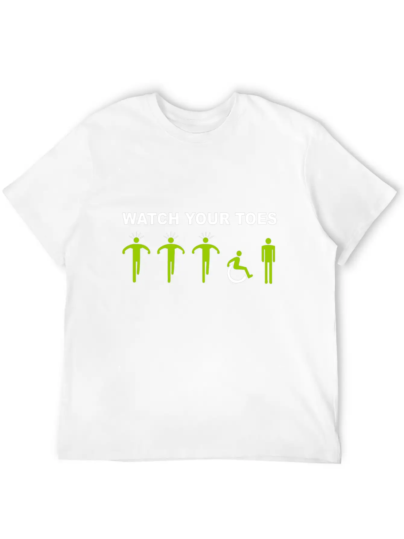 Watch Your Toes Comfortable Minimalist Graphic Tee – Summer Style Essential