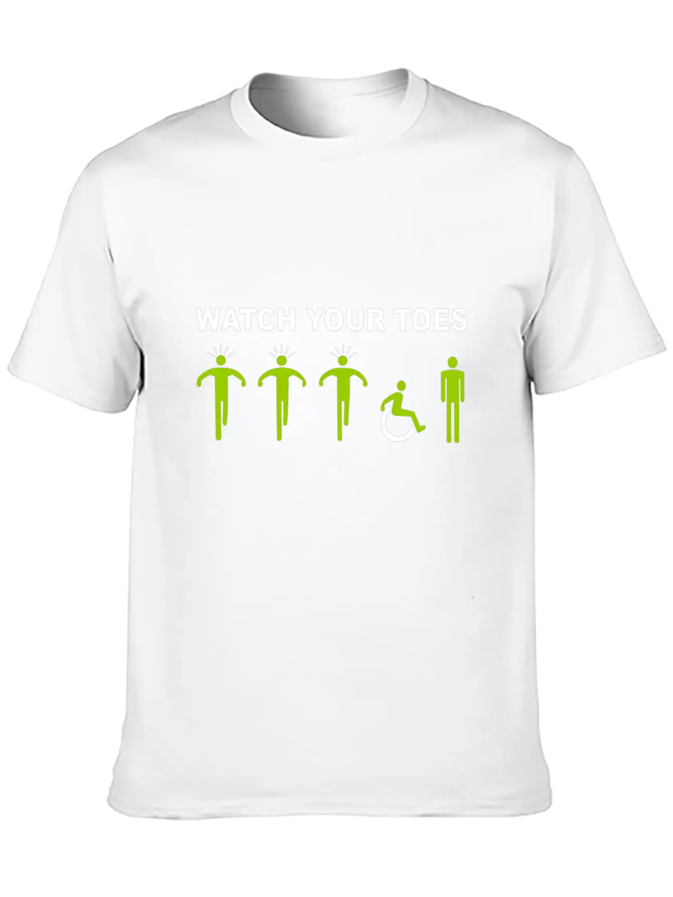Watch Your Toes Comfortable Minimalist Graphic Tee – Summer Style Essential