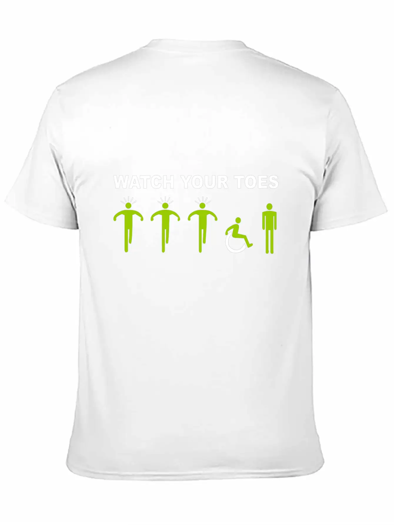 Watch Your Toes Comfortable Minimalist Graphic Tee – Summer Style Essential