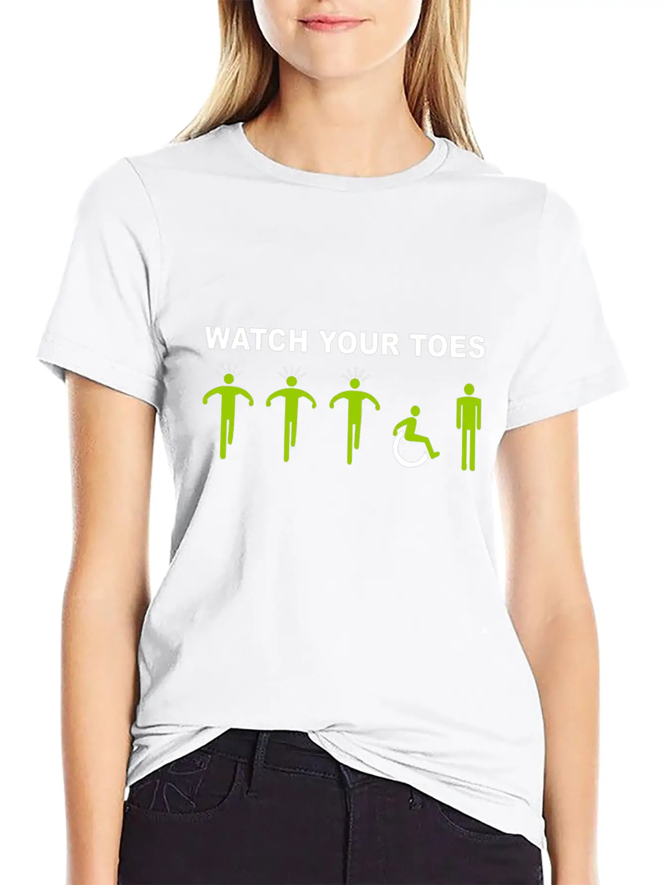 Watch Your Toes Comfortable Minimalist Graphic Tee – Summer Style Essential