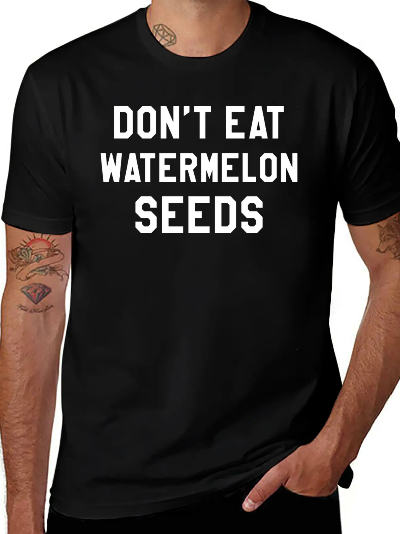 Watermelon Seeds Basic Graphic T-Shirt – Daily Comfort In Soft Cotton
