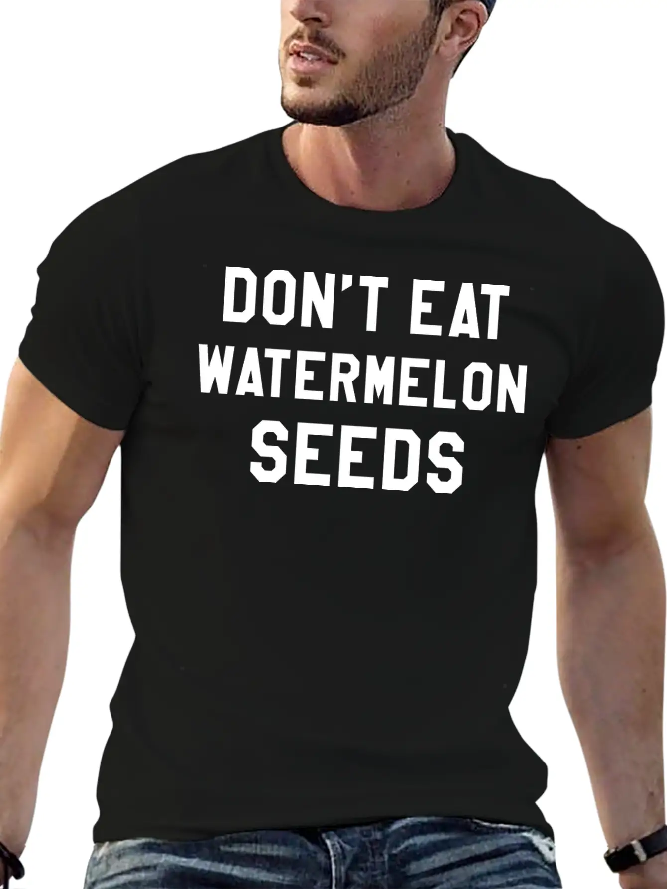 Watermelon Seeds Basic Graphic T-Shirt – Daily Comfort In Soft Cotton