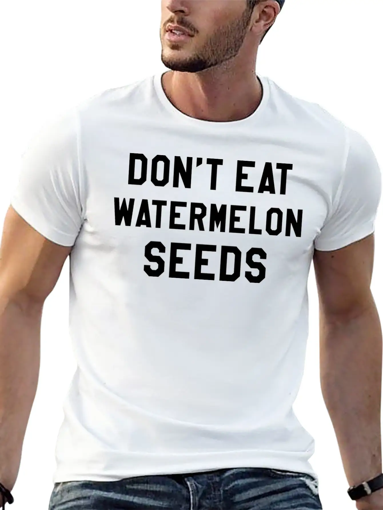 Watermelon Seeds Basic Graphic T-Shirt – Daily Comfort In Soft Cotton