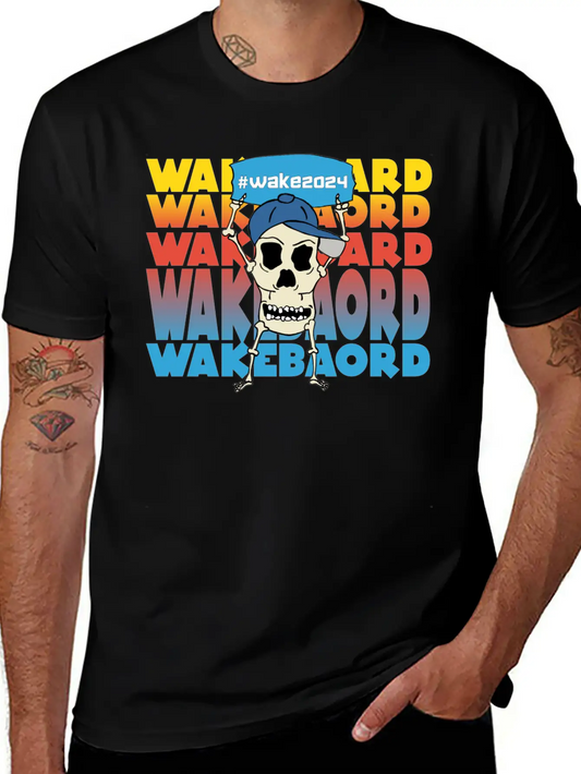 Watersport Wakeboard Waterski Support #wake2024 Stylish Everyday T-Shirt – Unisex Basic Cotton Tee