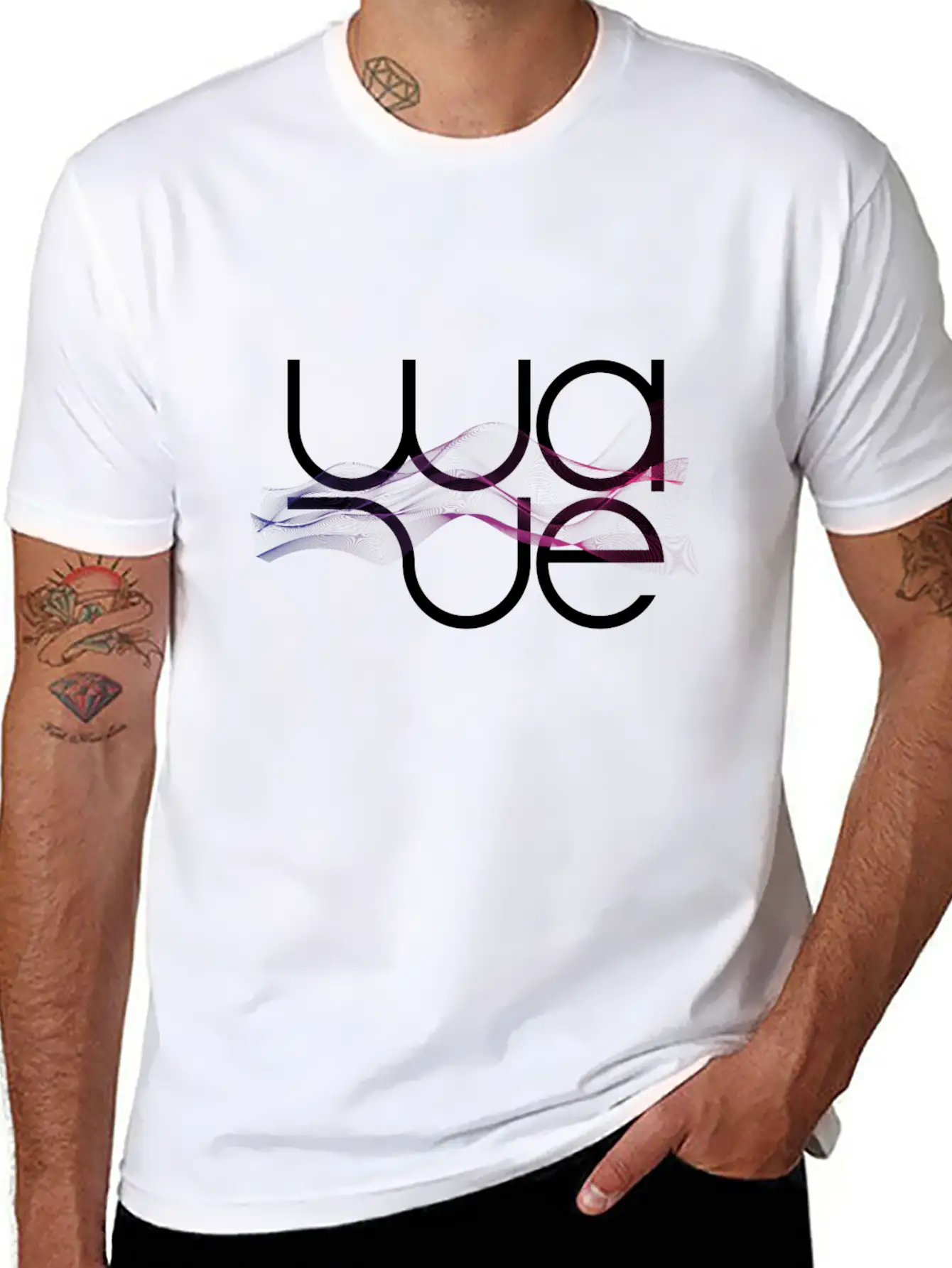 Wave Unisex Casual T-Shirt – Clean Design For Daily Comfort