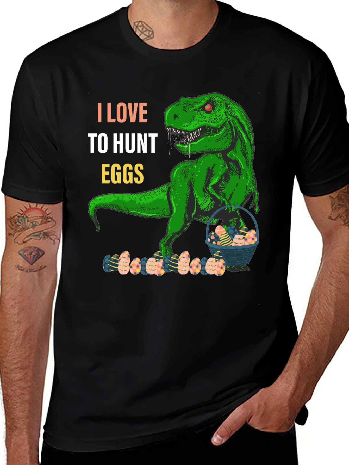 Dinosaur Easter Egg Hunt T-Shirt