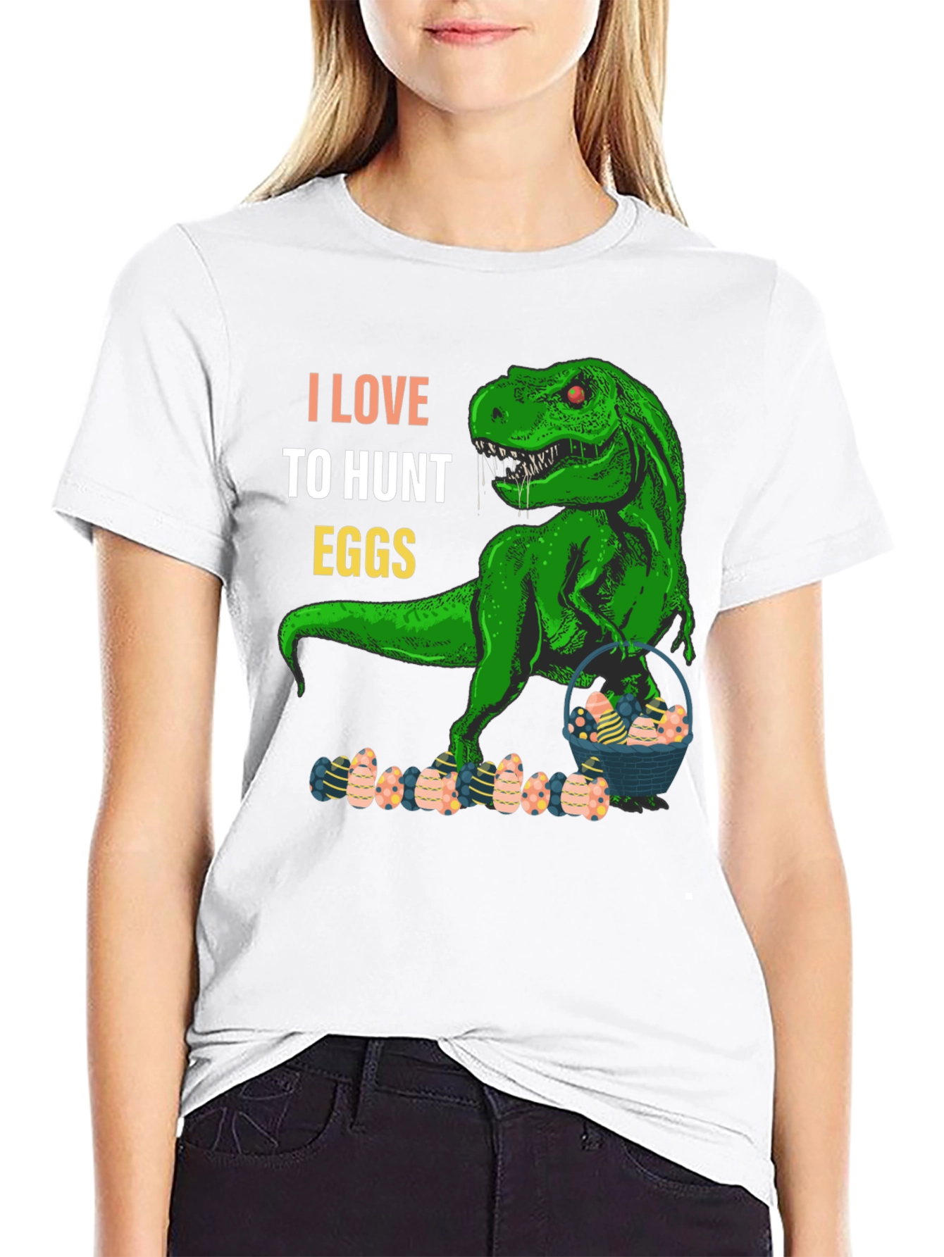 Dinosaur Easter Egg Hunt T-Shirt