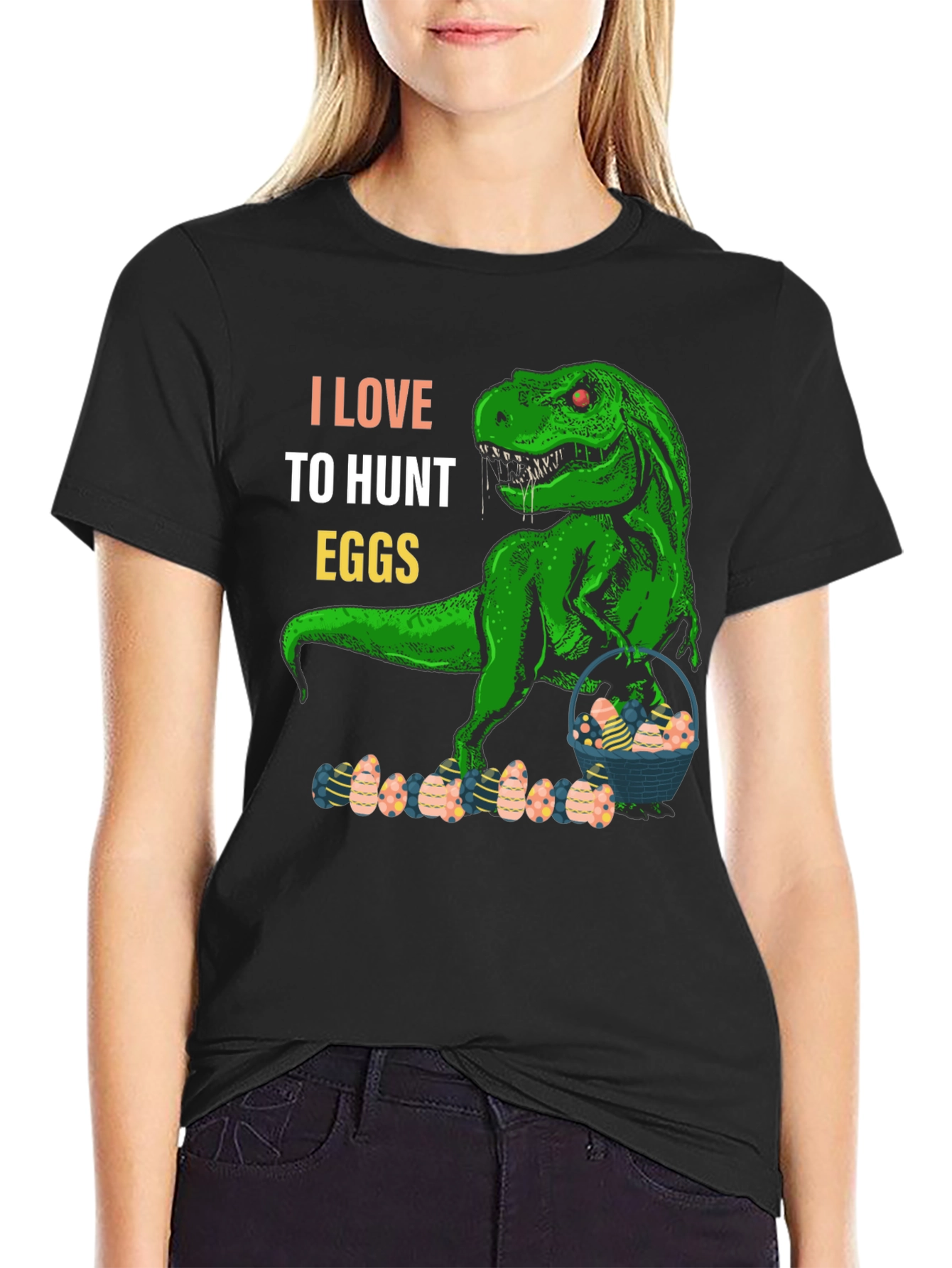 Dinosaur Easter Egg Hunt T-Shirt