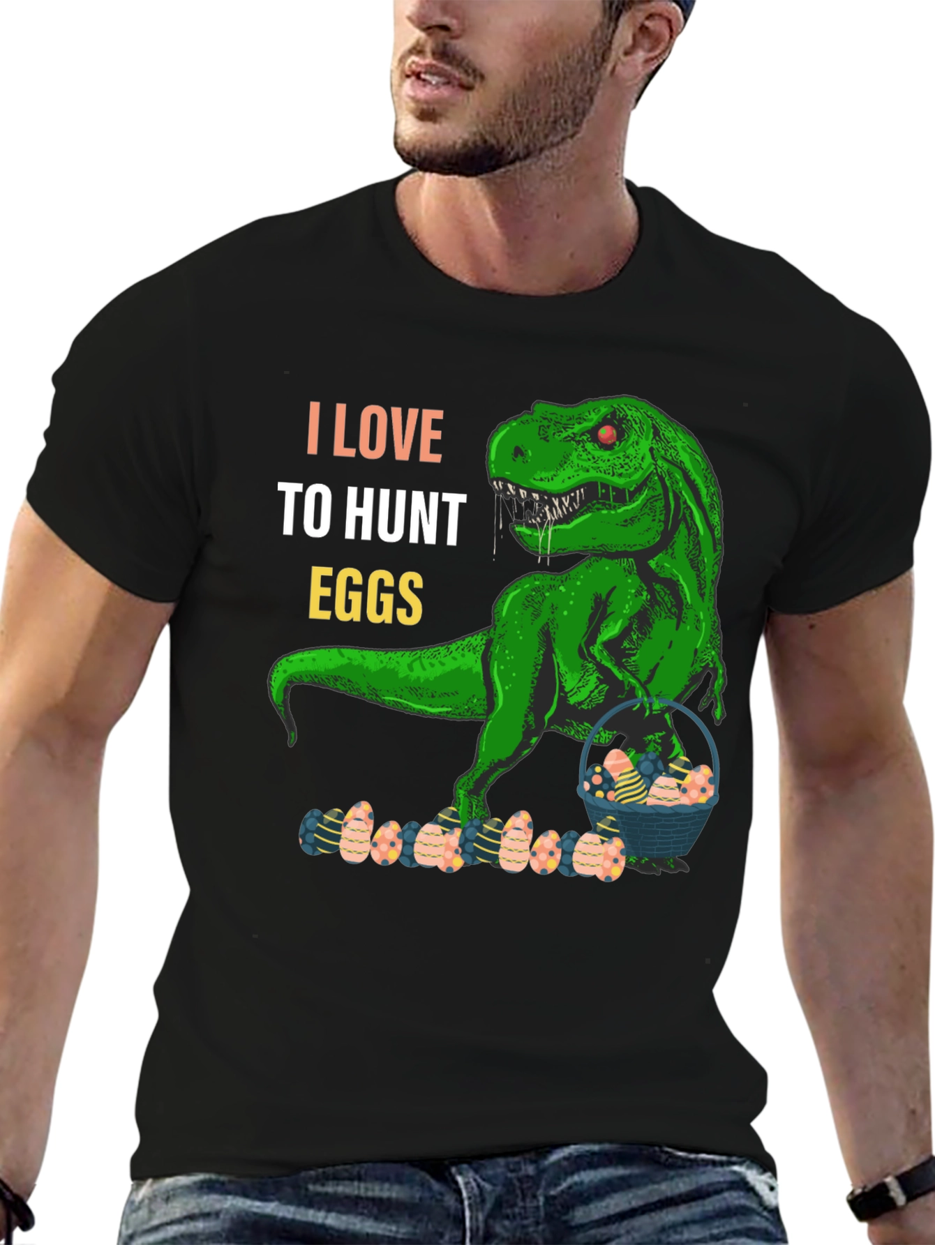 Dinosaur Easter Egg Hunt T-Shirt