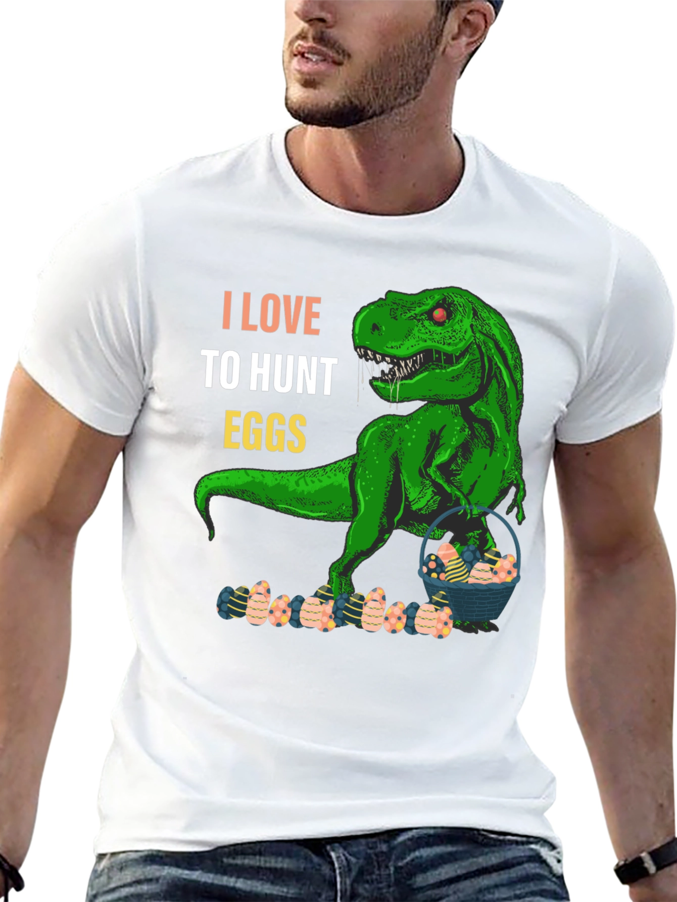 Dinosaur Easter Egg Hunt T-Shirt