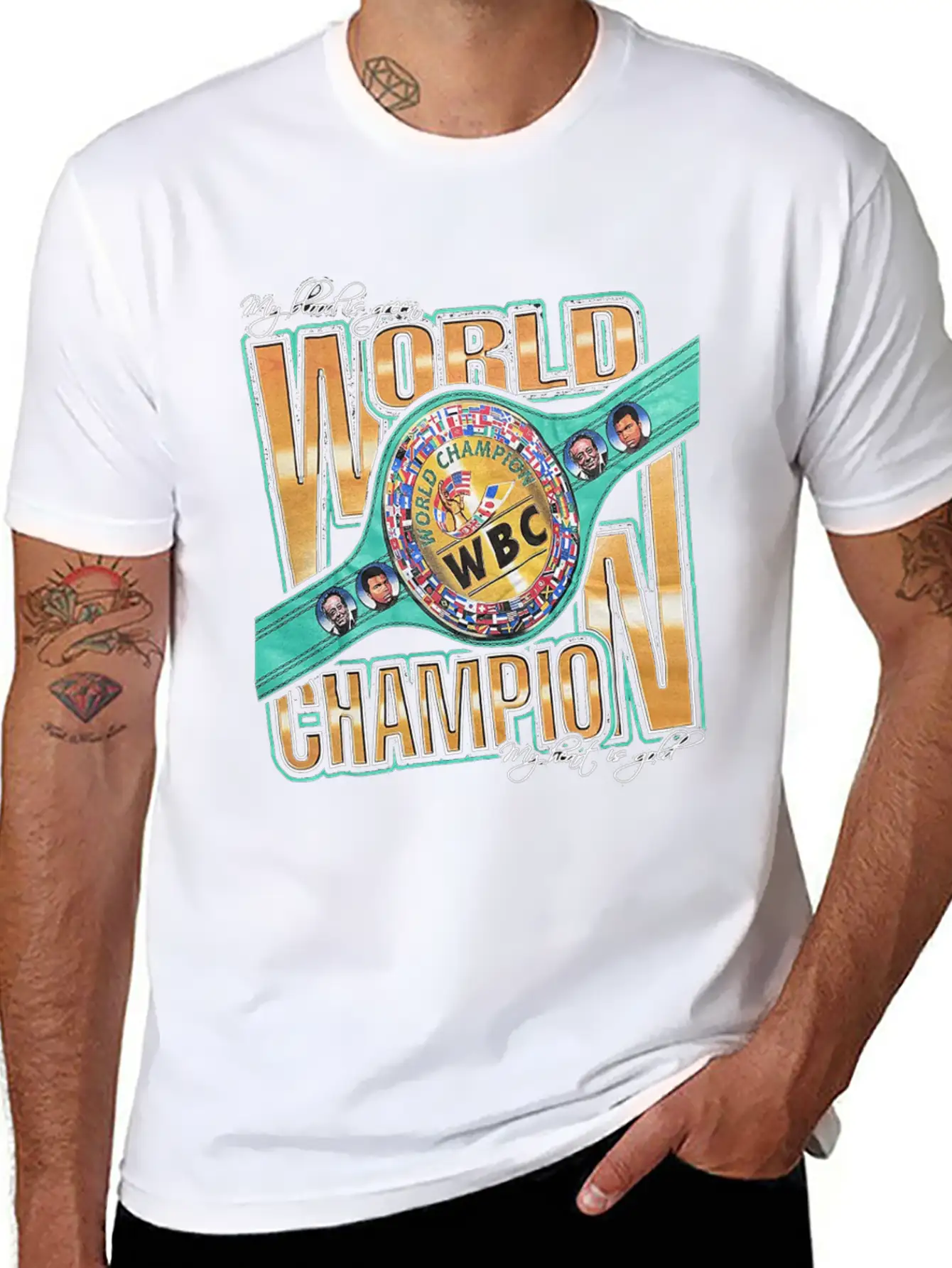 WBC Boxing Championship Basic Graphic T-Shirt – Daily Comfort In Soft Cotton