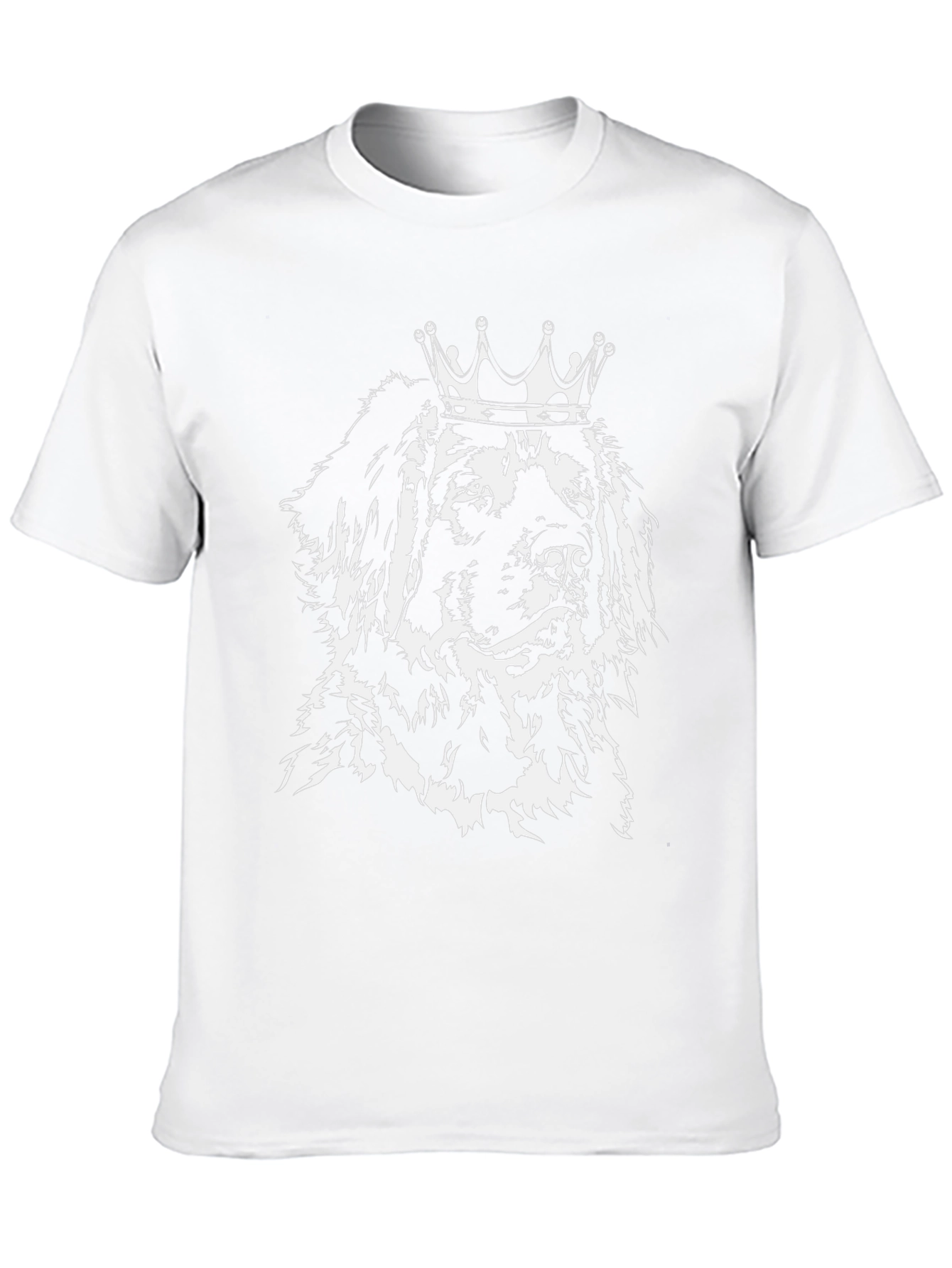 Dog King T-Shirt - Black Cotton Tee