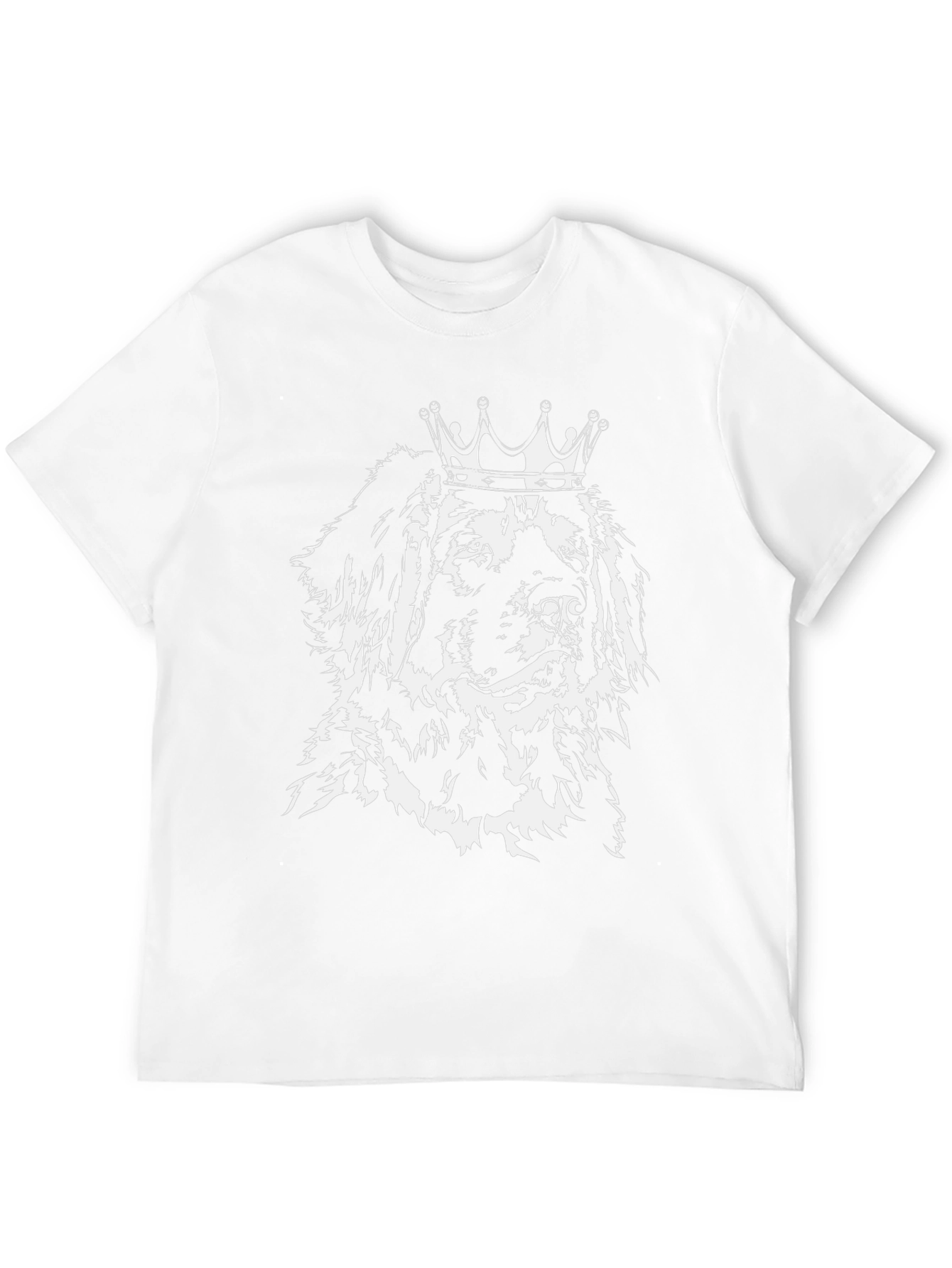 Dog King T-Shirt - Black Cotton Tee