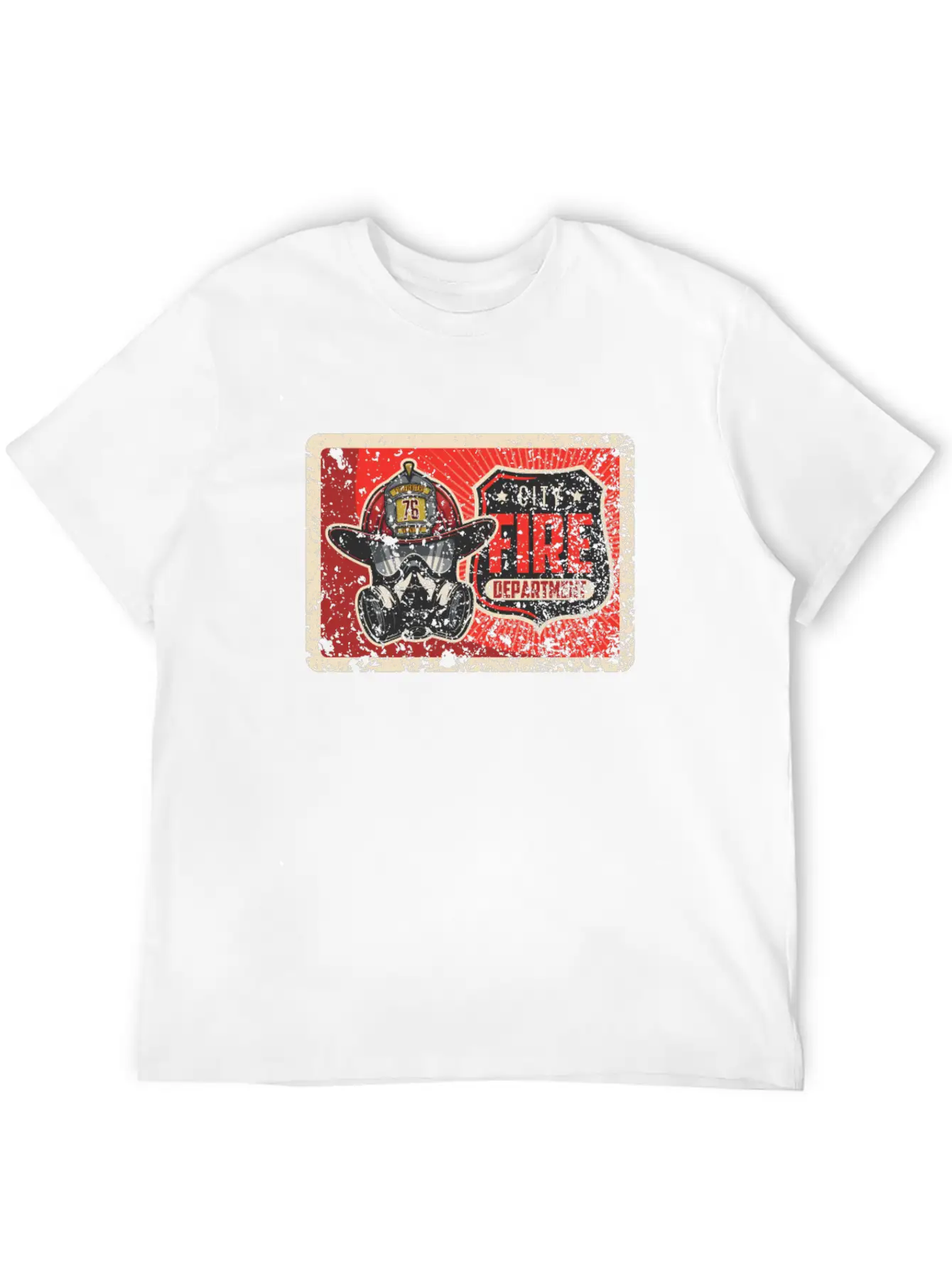 We Are Proud Of Our Firefighters Basic Graphic T-Shirt – Daily Comfort In Soft Cotton