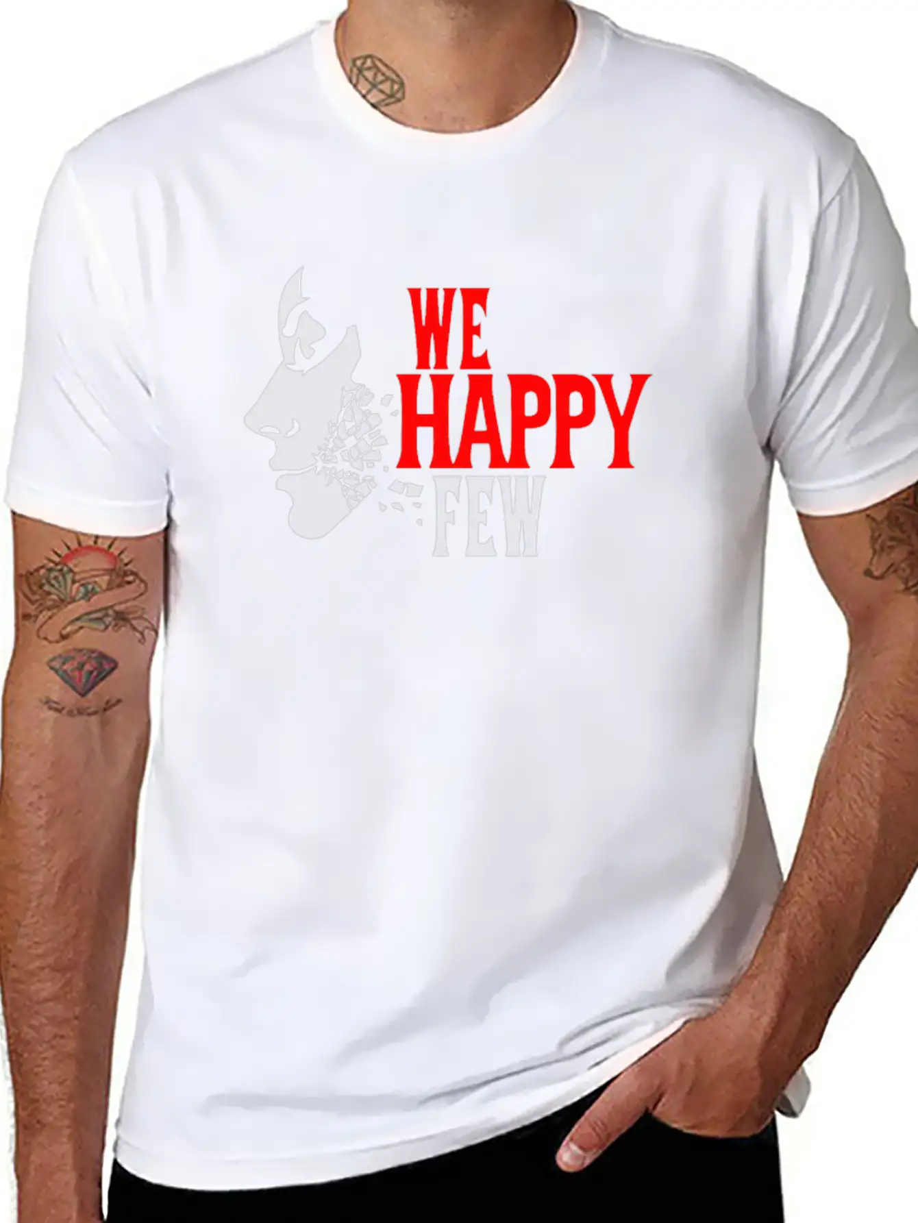 We Happy Few Basic Graphic T-Shirt – Daily Comfort In Soft Cotton