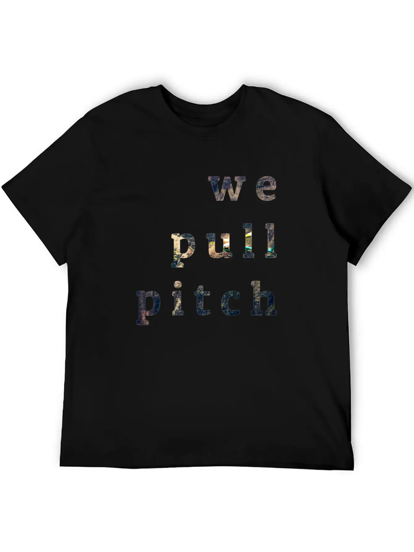 We Pull Pitch 1.0 Unisex Short Sleeve Soft Cotton T-Shirt – Casual Everyday Wear