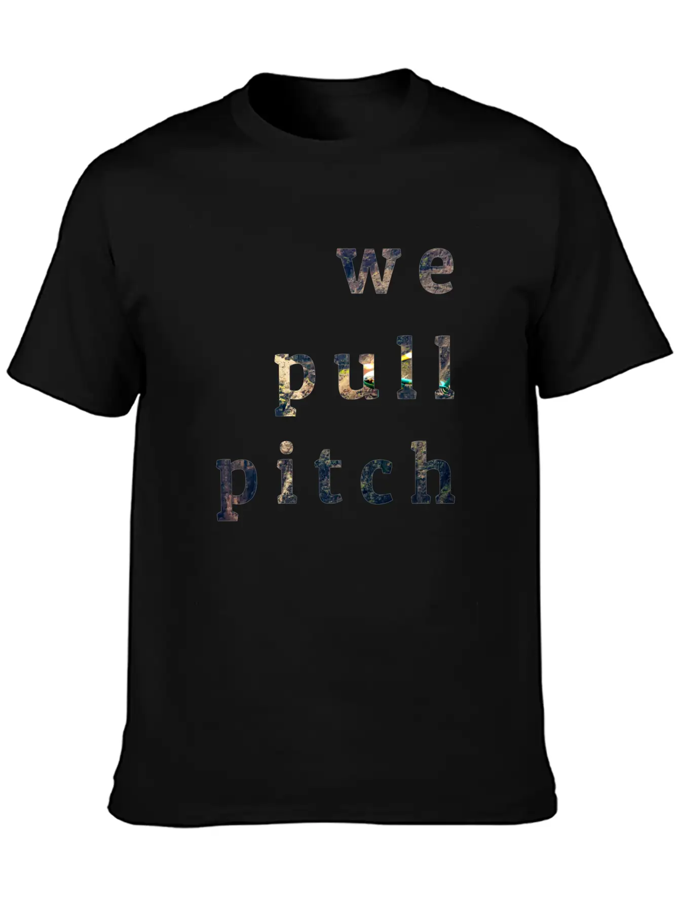 We Pull Pitch 1.0 Unisex Short Sleeve Soft Cotton T-Shirt – Casual Everyday Wear