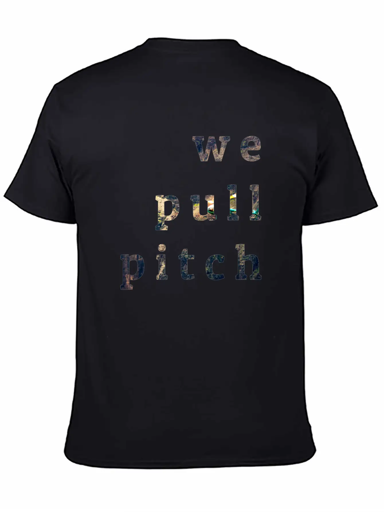 We Pull Pitch 1.0 Unisex Short Sleeve Soft Cotton T-Shirt – Casual Everyday Wear