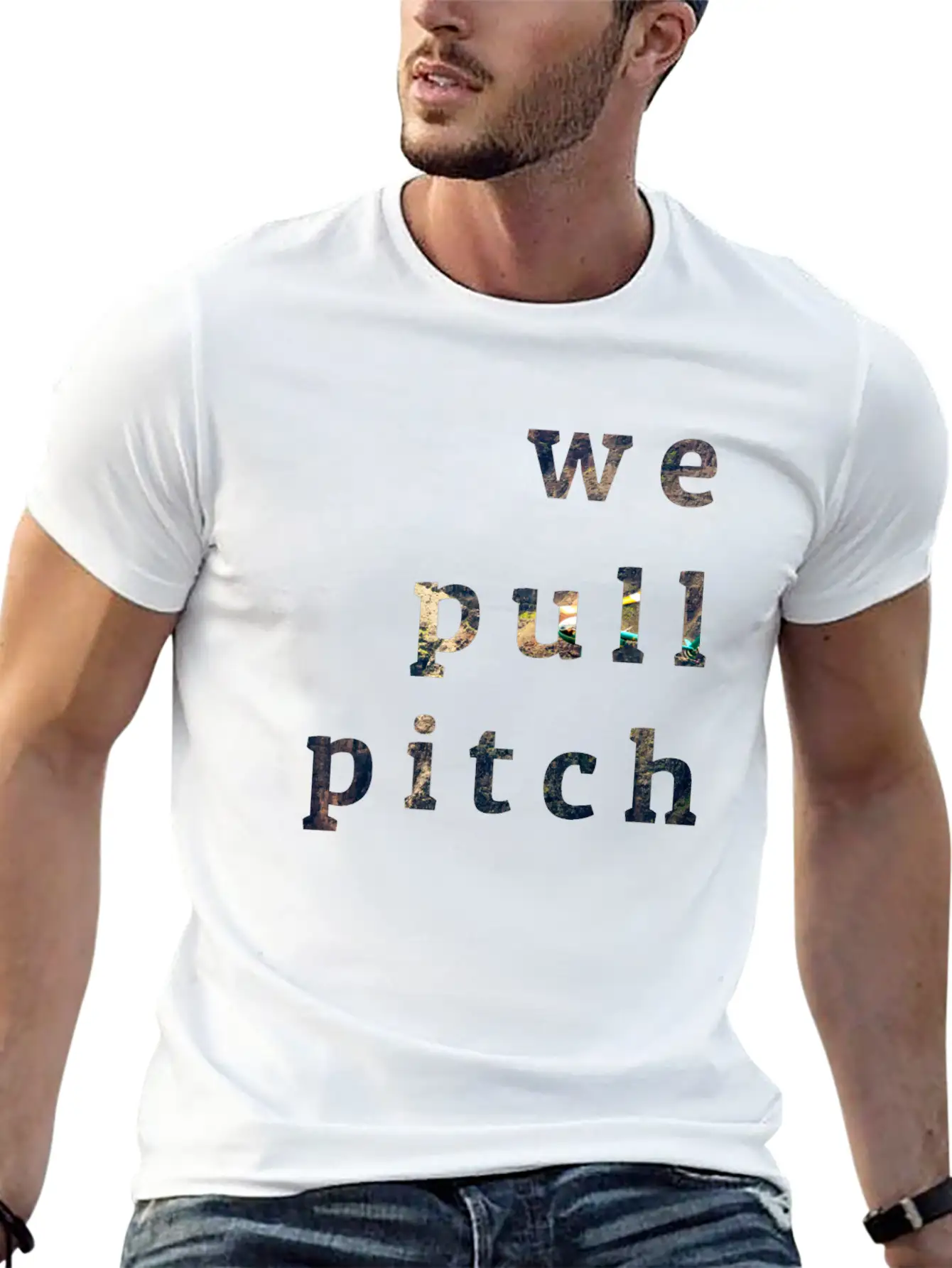 We Pull Pitch 1.0 Unisex Short Sleeve Soft Cotton T-Shirt – Casual Everyday Wear