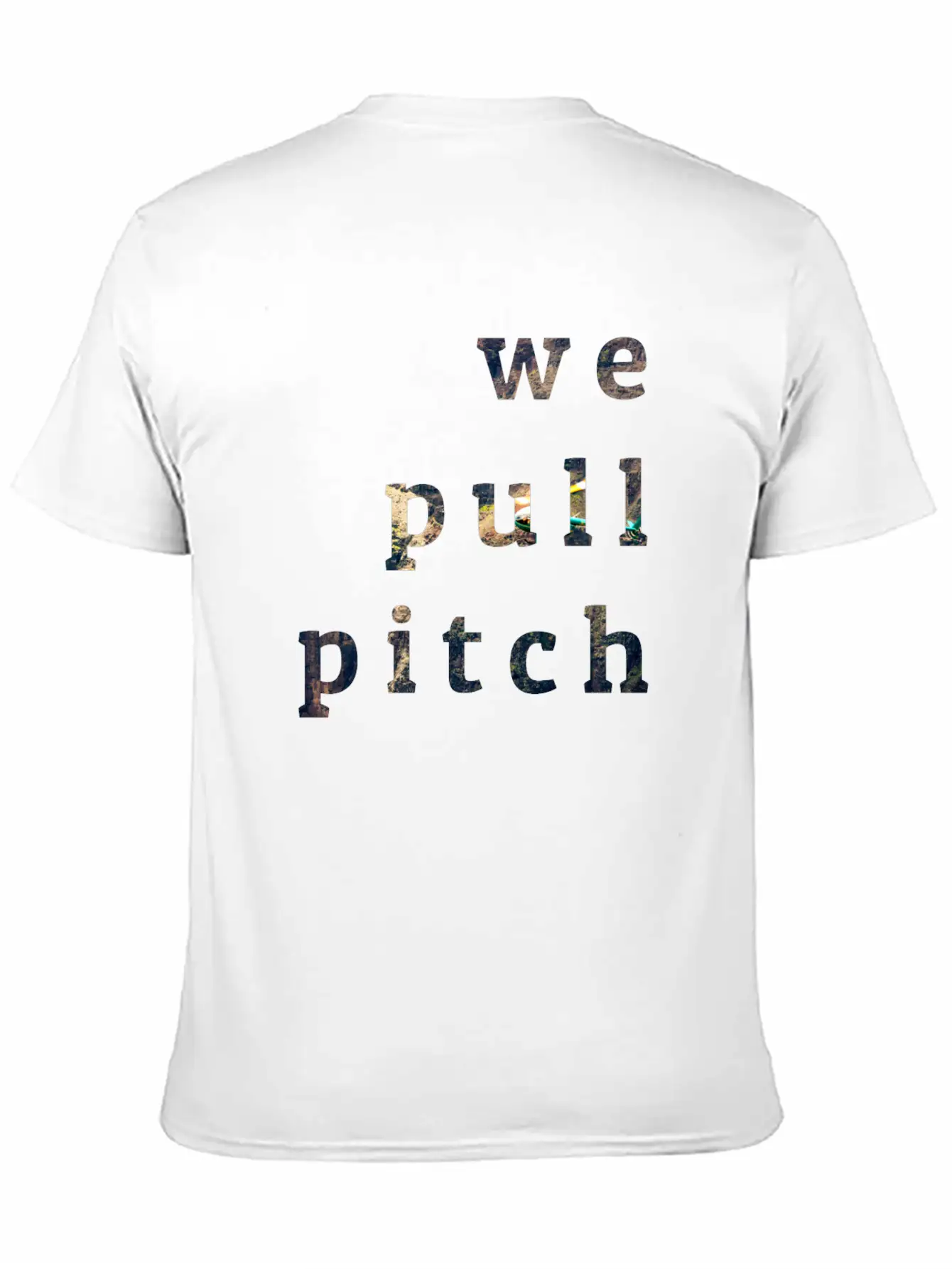 We Pull Pitch 1.0 Unisex Short Sleeve Soft Cotton T-Shirt – Casual Everyday Wear